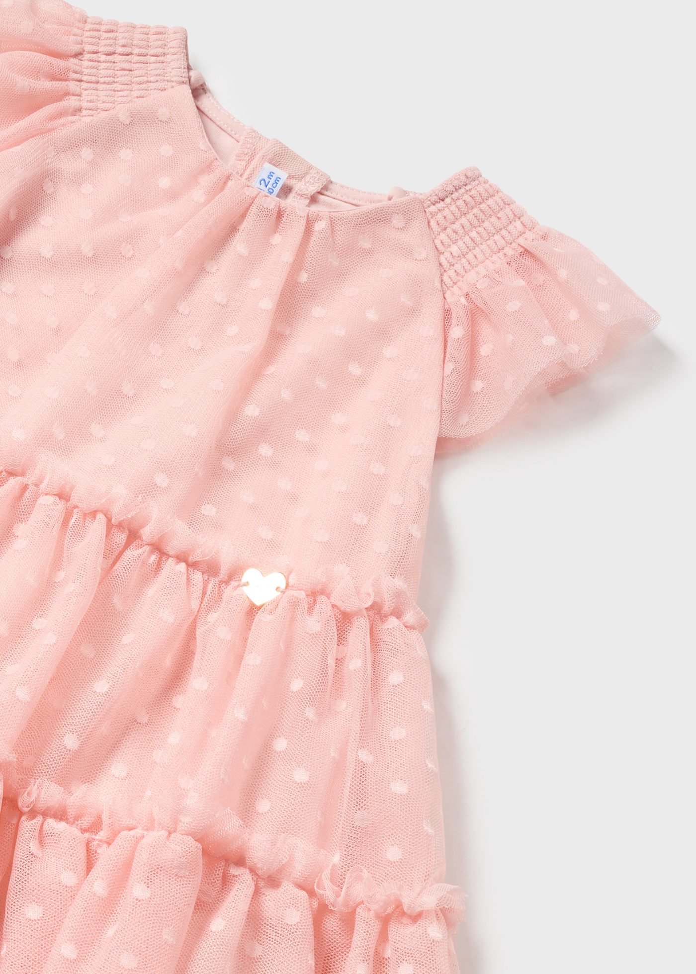 Baby tulle plumeti dress with headband