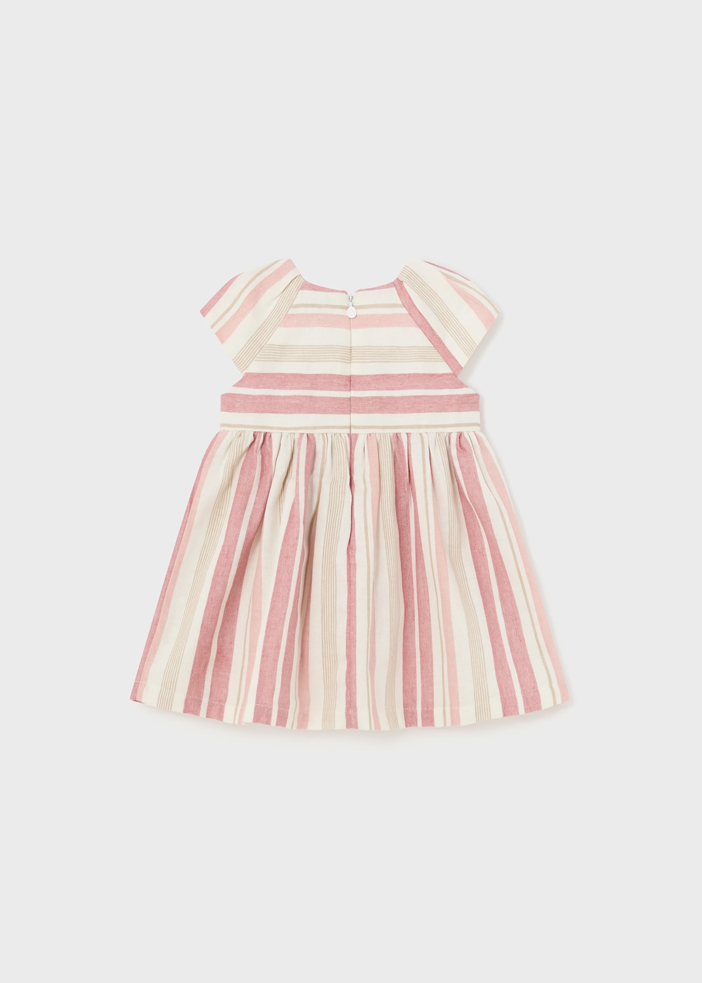 Leinen-Kleid Streifen Baby