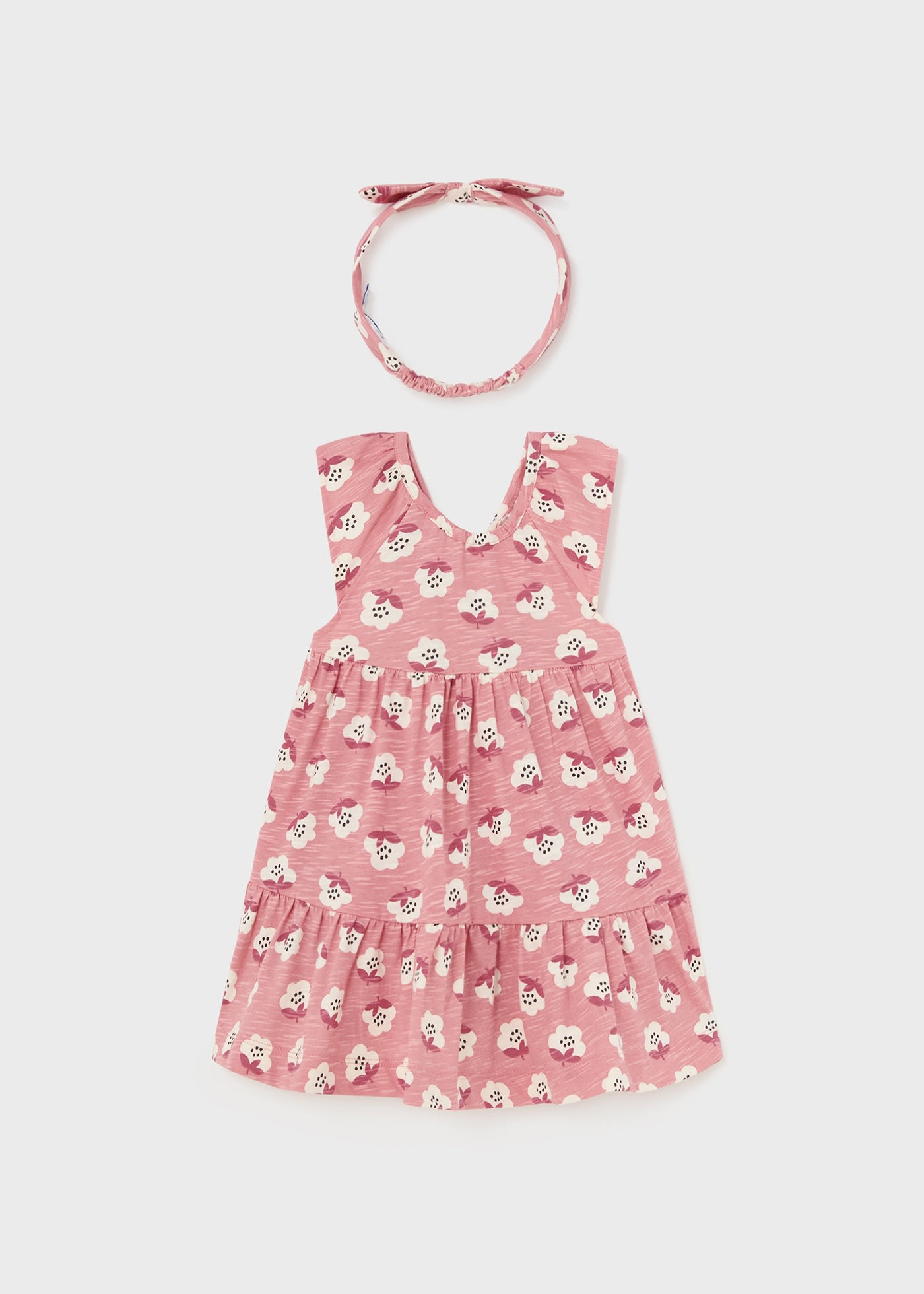 Baby Print Dress with Headband Better Cotton