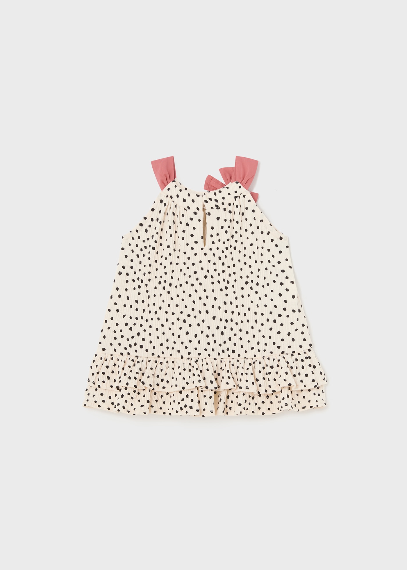 Baby bambula dress polka dots Better Cotton