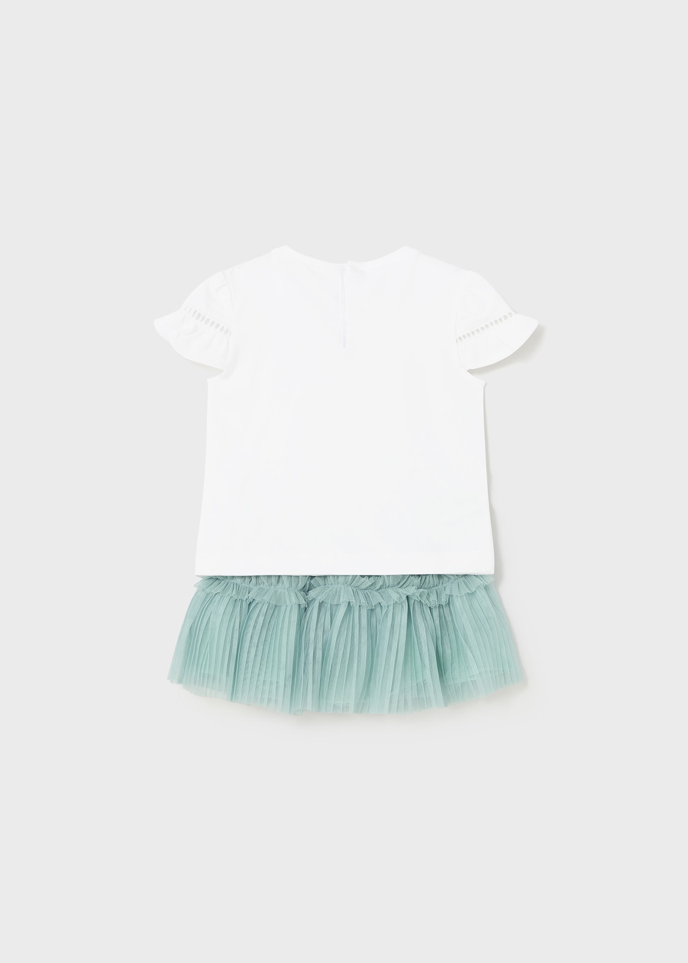 Baby 2 Piece Set with Ruffle Tulle Skirt