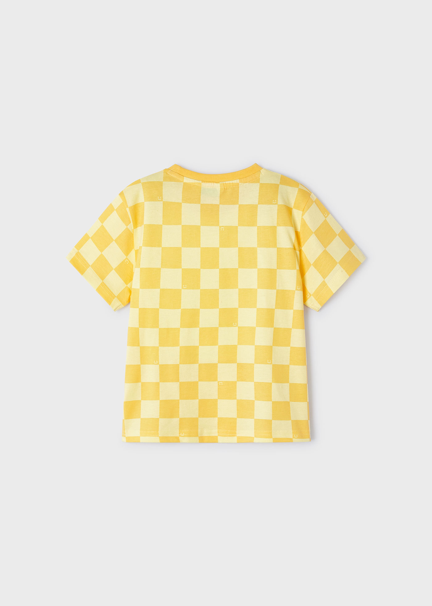 T-Shirt Schachbrettmuster Better Cotton Jungen