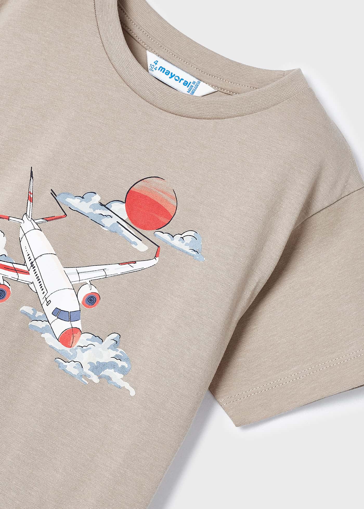 Boys t-shirt airplane print Better Cotton