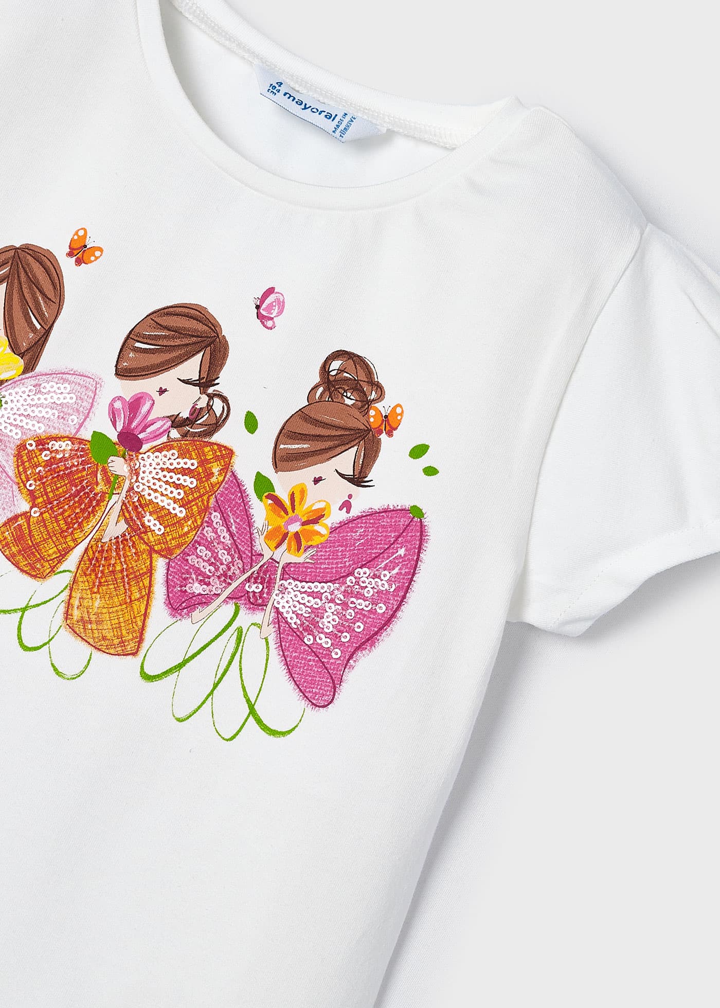 Camiseta estampada Better Cotton niña