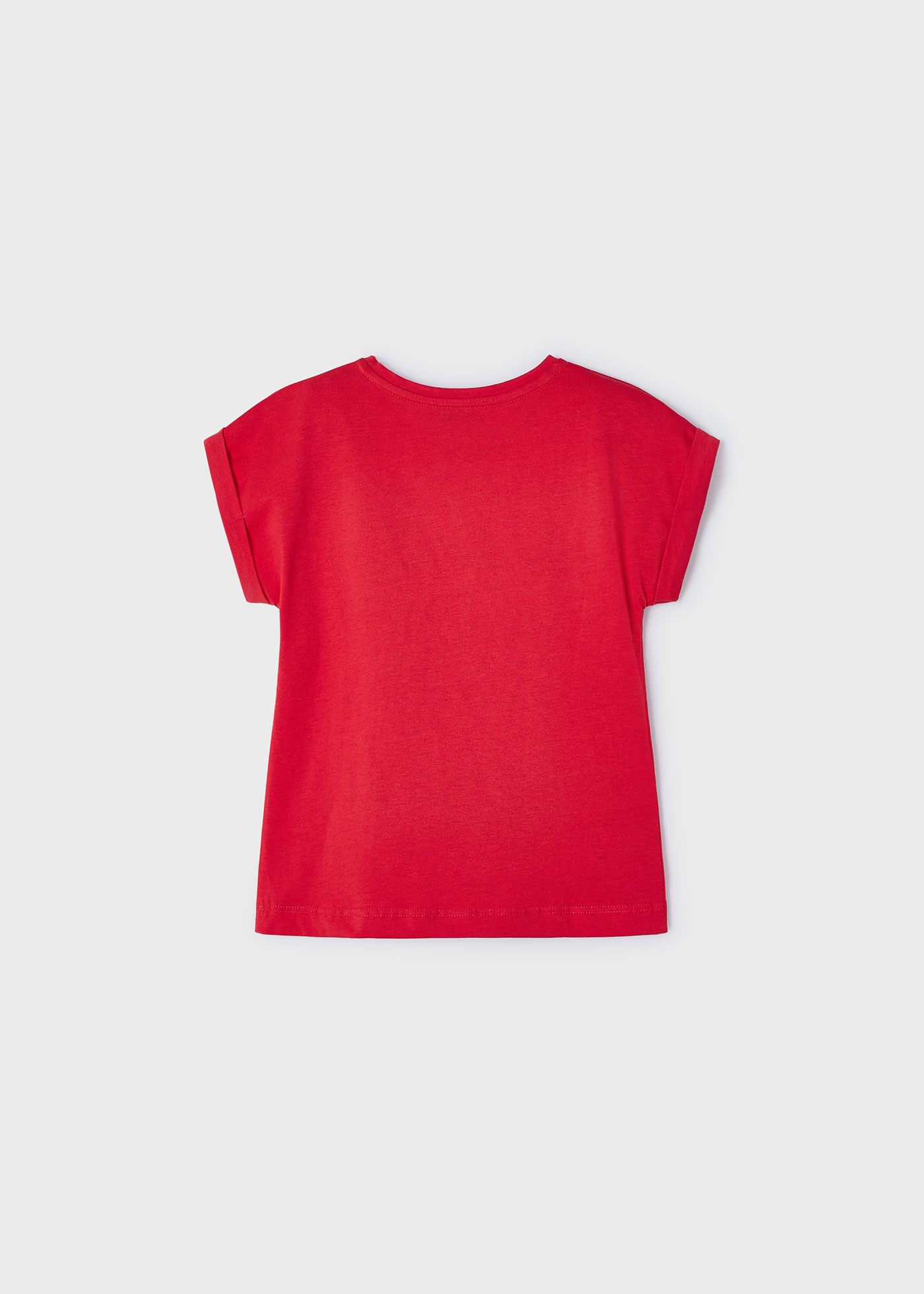 Tricou buzunar crosetat fetita