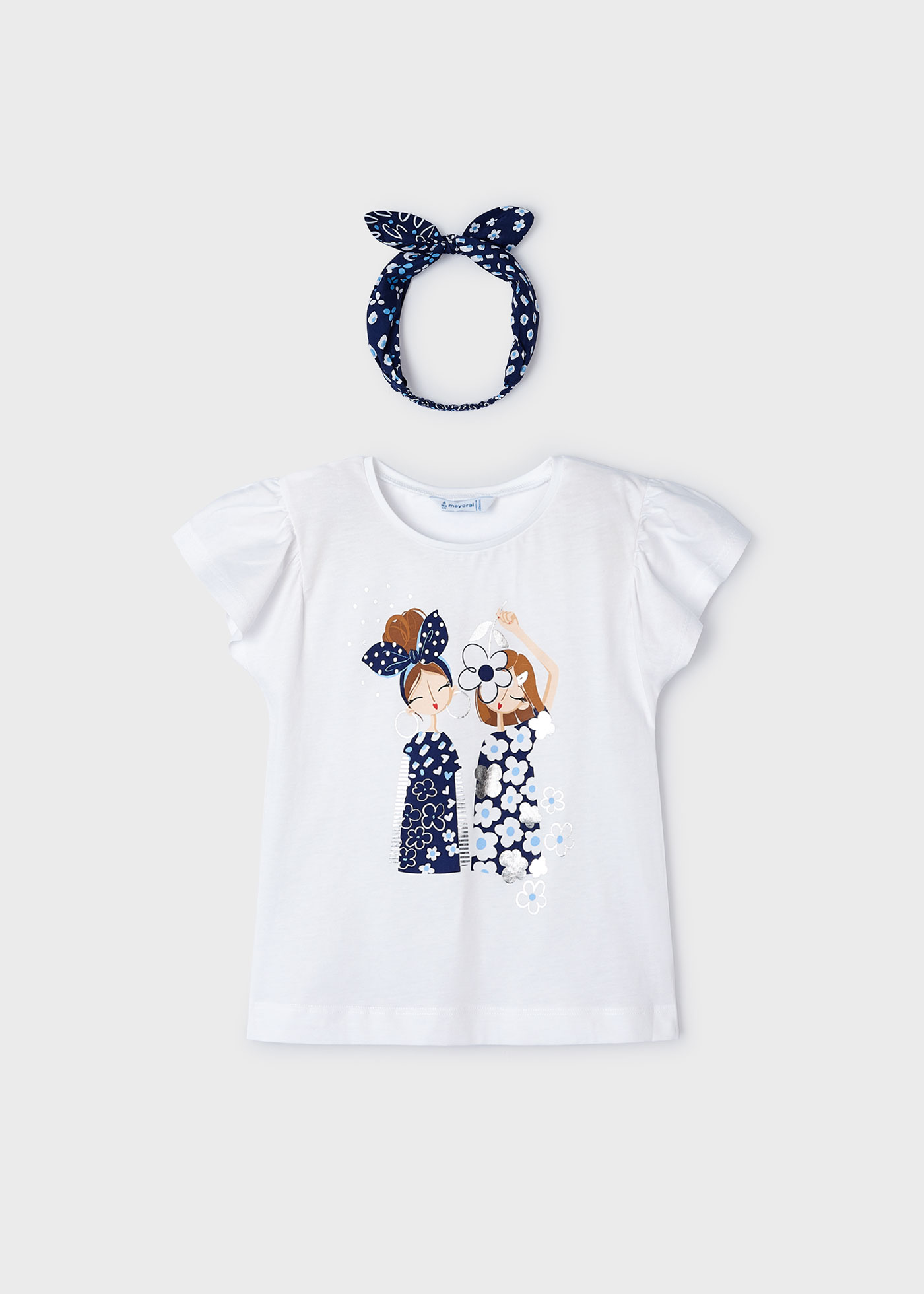 Girl top with headband Better Cotton