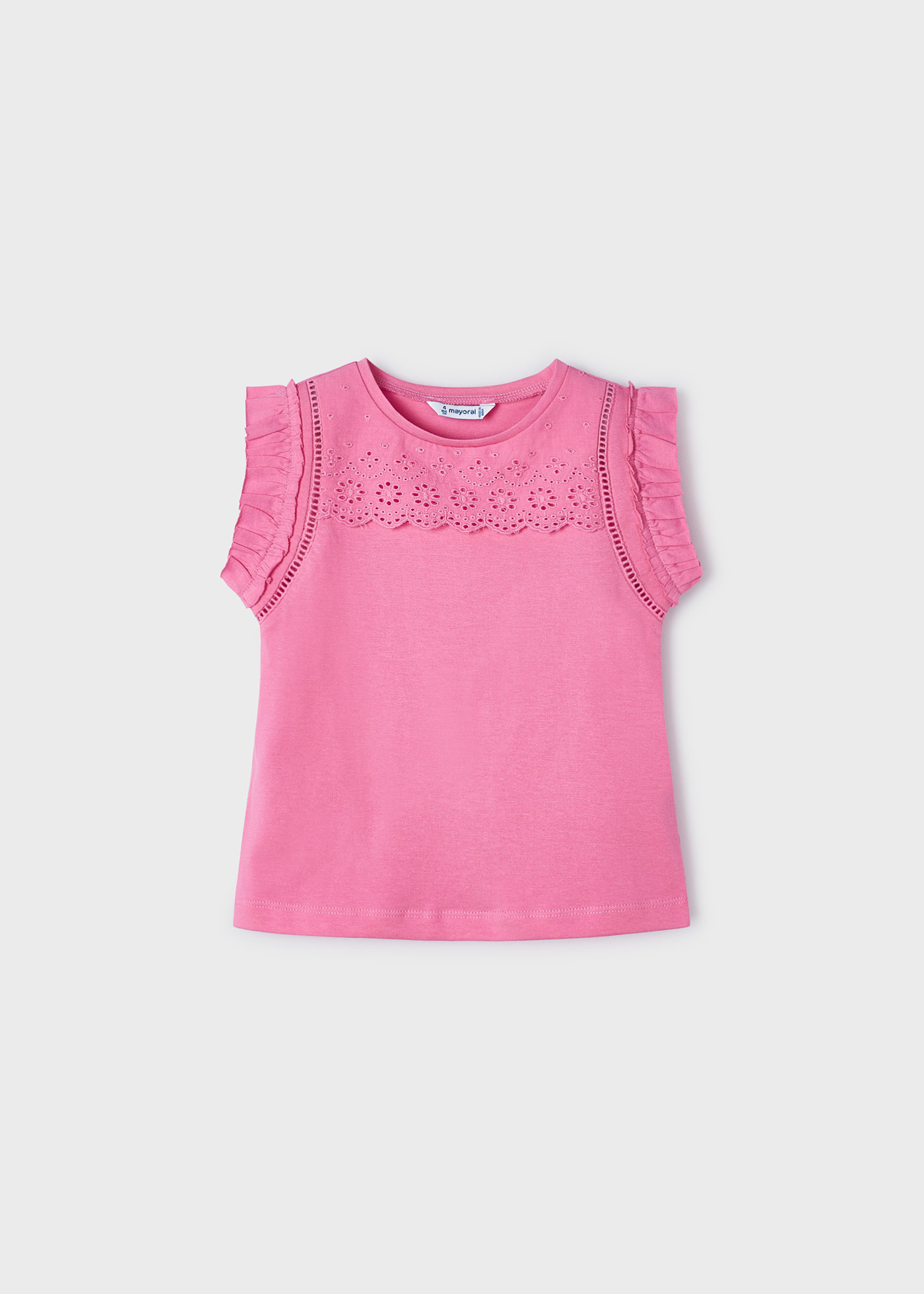 Maglietta traforata Better Cotton bambina
