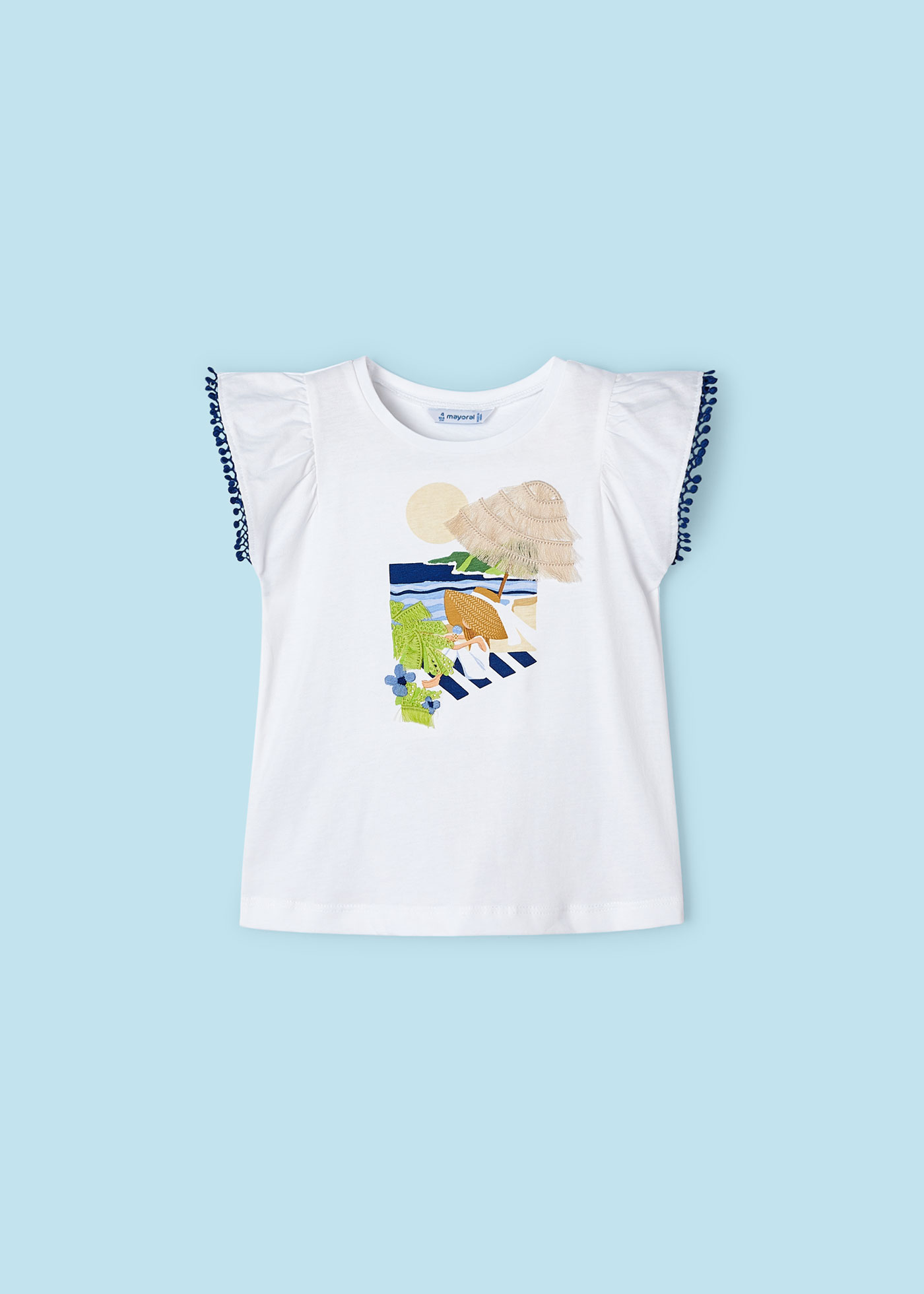 Girls applique t-shirt Better Cotton