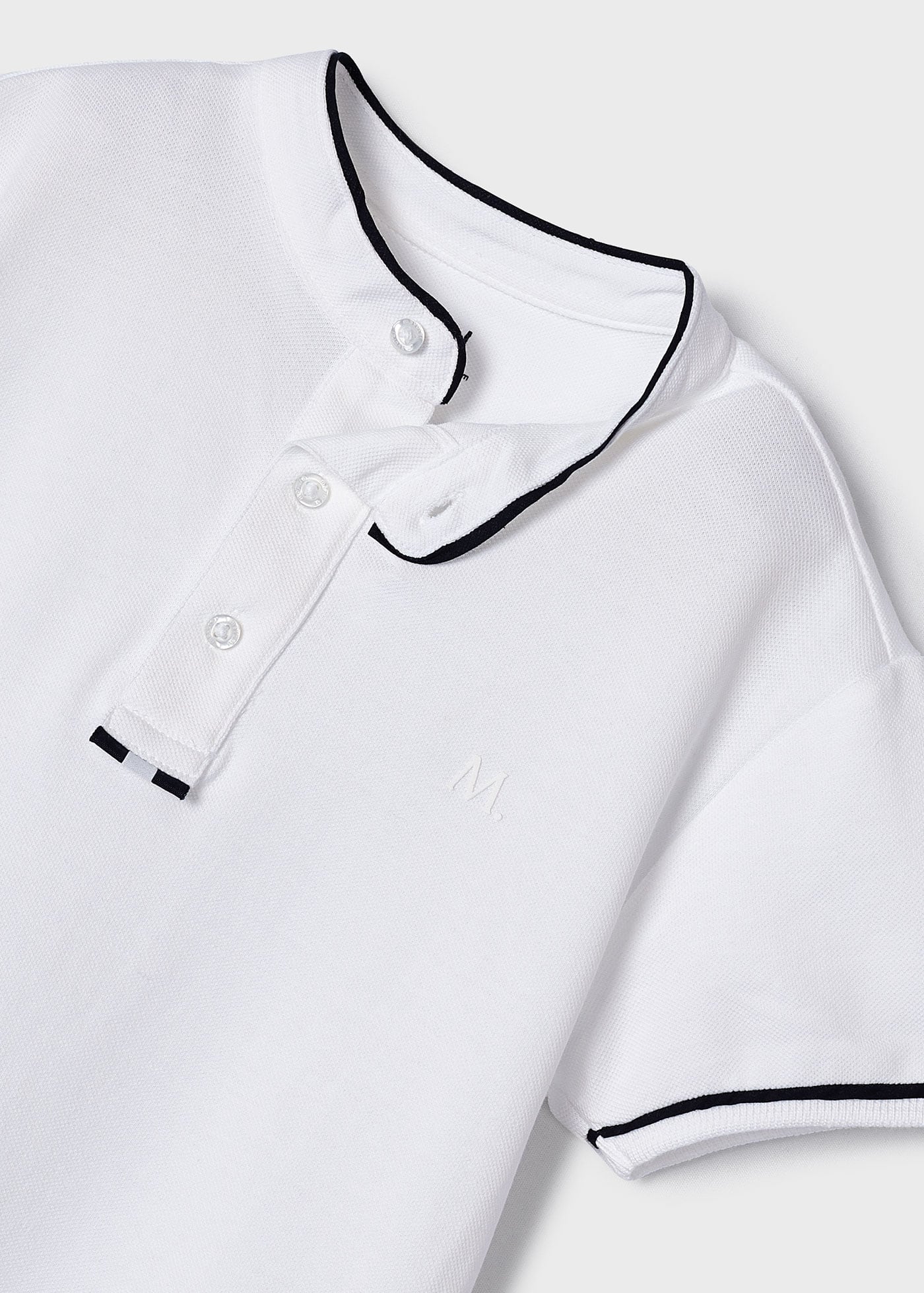 Polo colletto alla coreana Better Cotton bambino