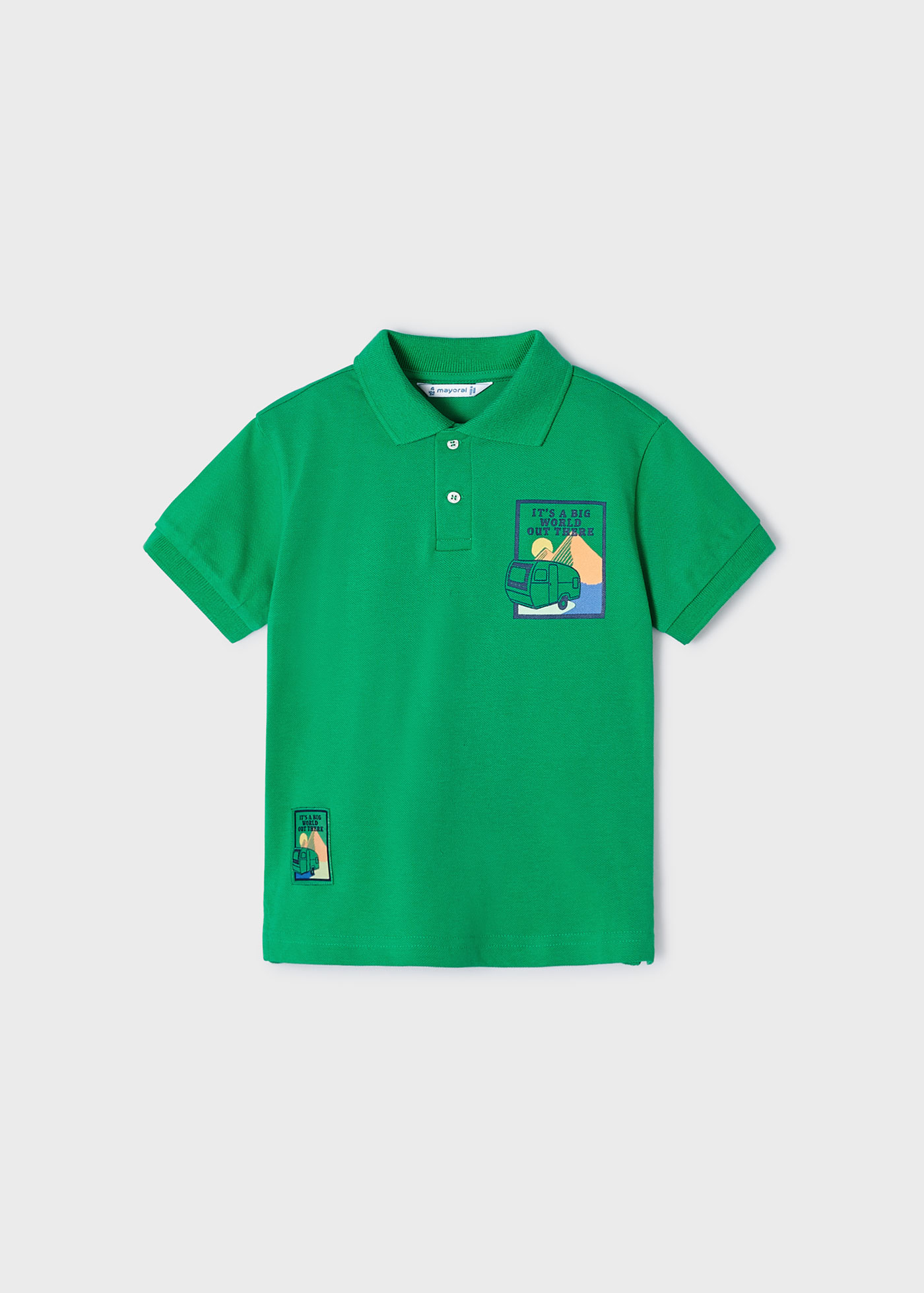 Boy Patch Polo Shirt Better Cotton