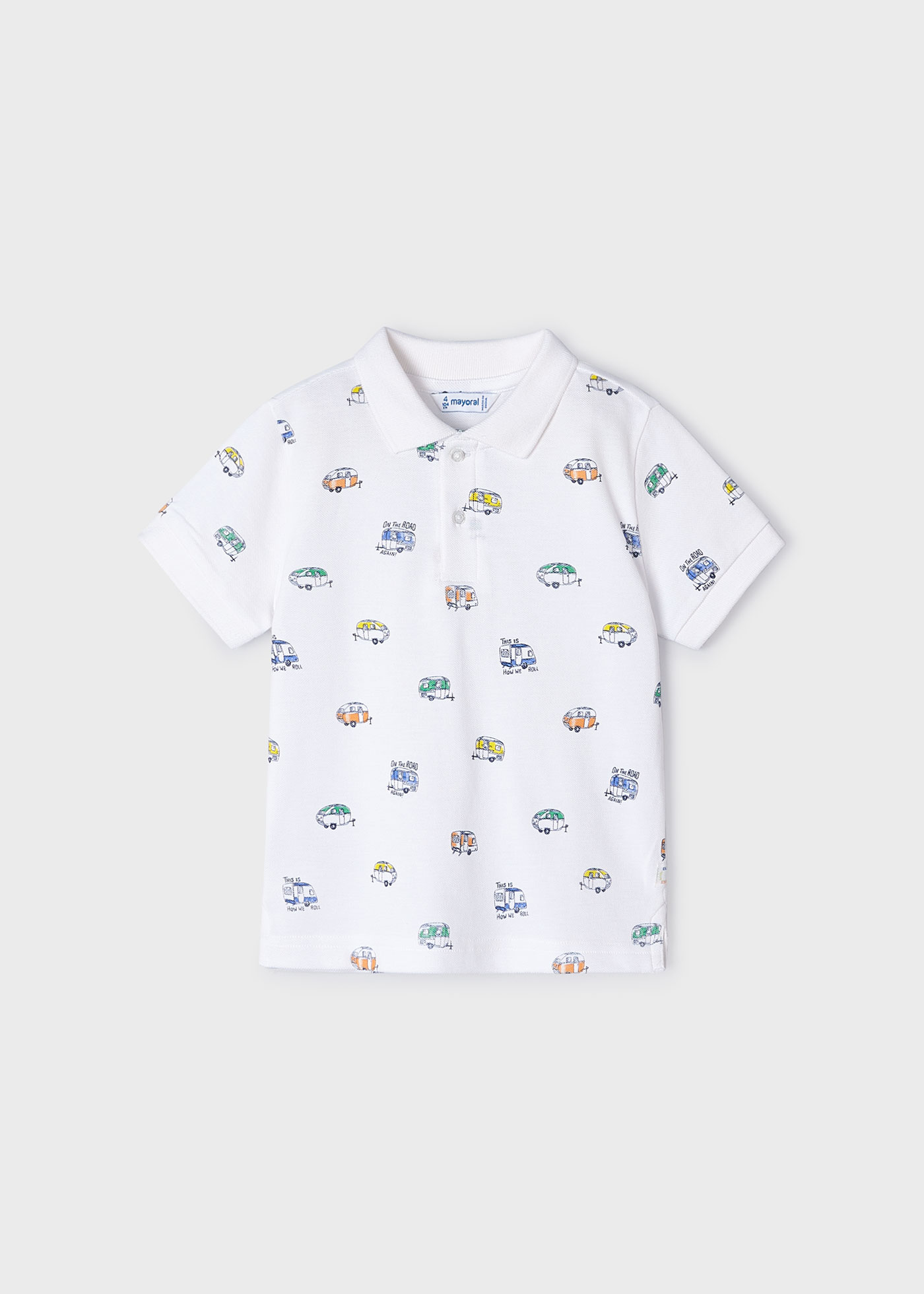 Poloshirt Muster Better Cotton Jungen