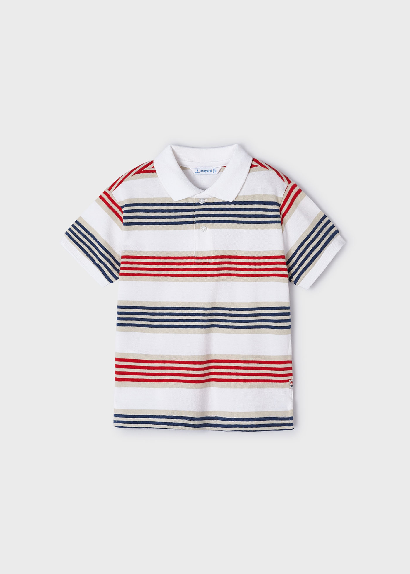 Boys striped polo shirt Better Cotton