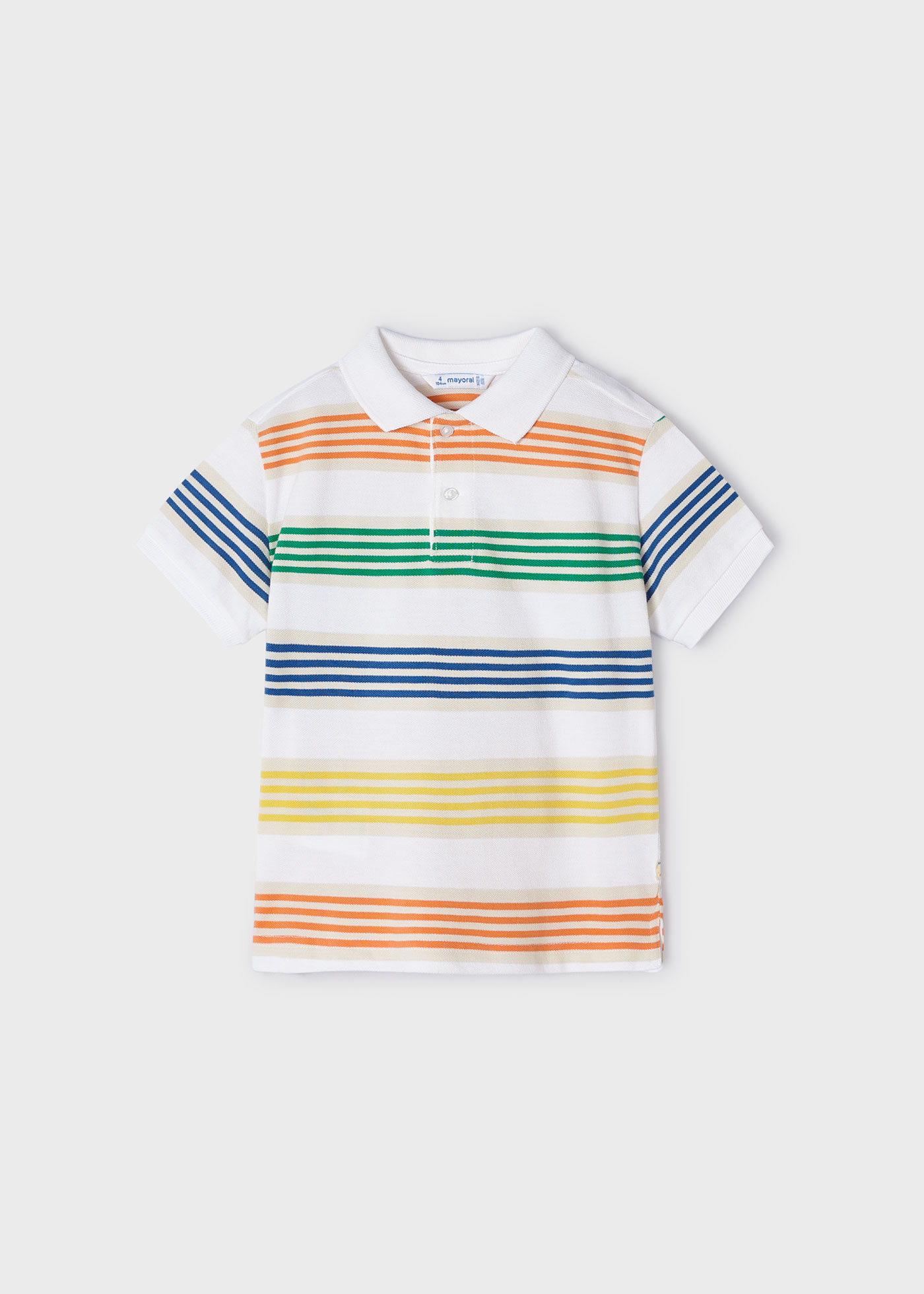Boys striped polo shirt Better Cotton