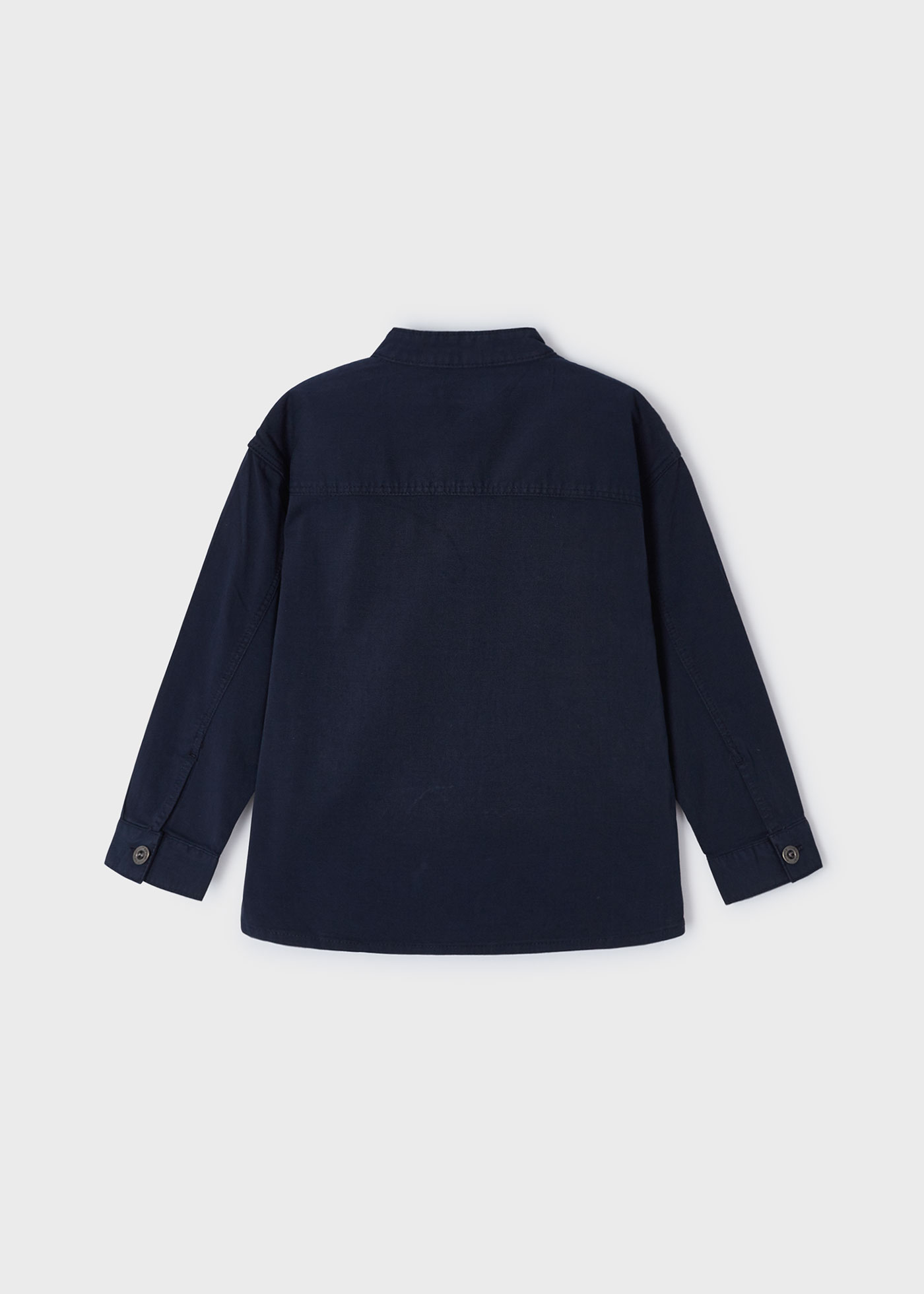 Boys mandarin collar overshirt Better Cotton