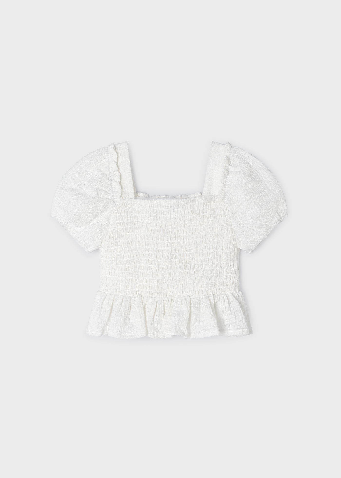 Blusa combinata uncinetto bambina