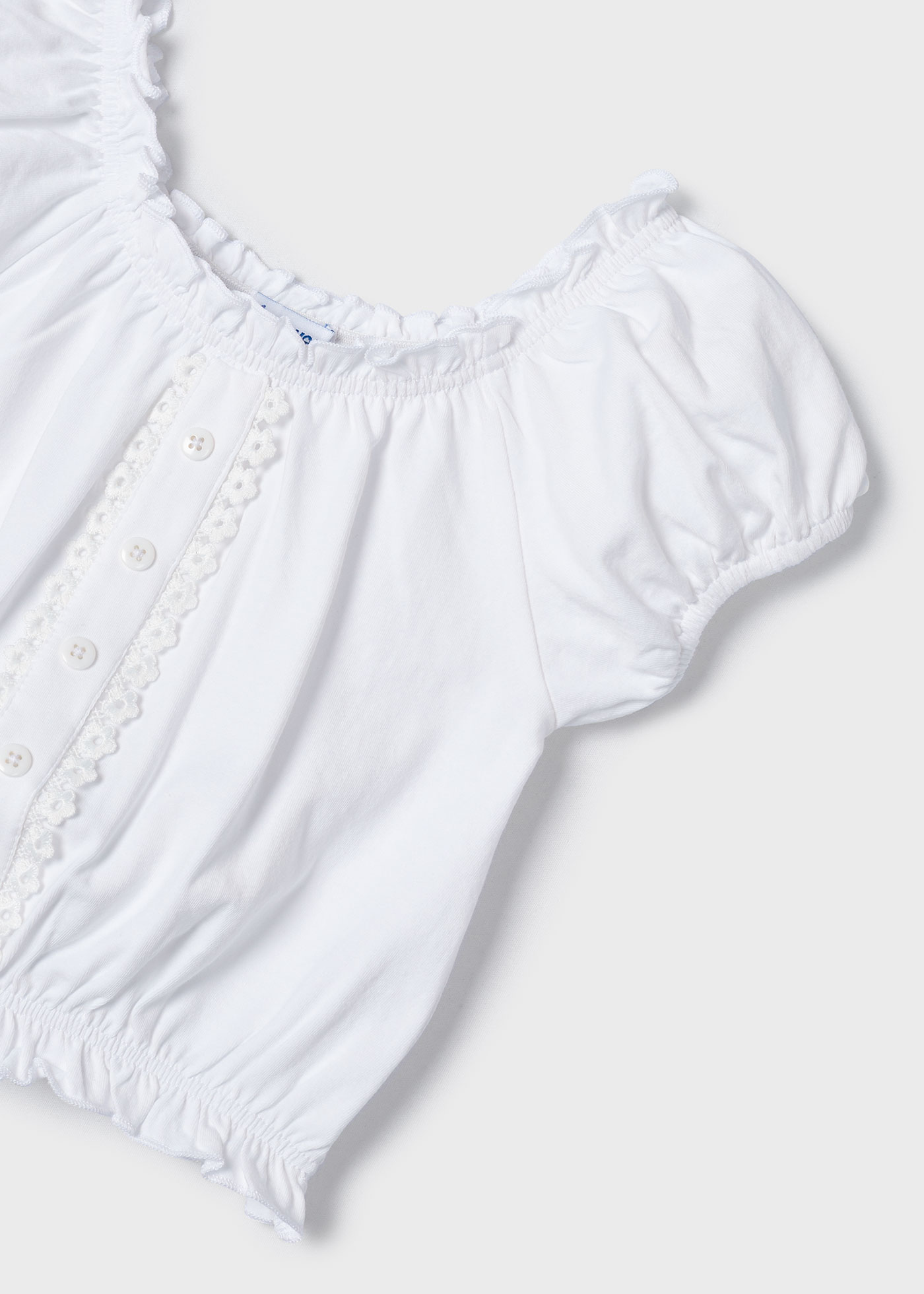 Ensemble 2 pièces short avec volants fille