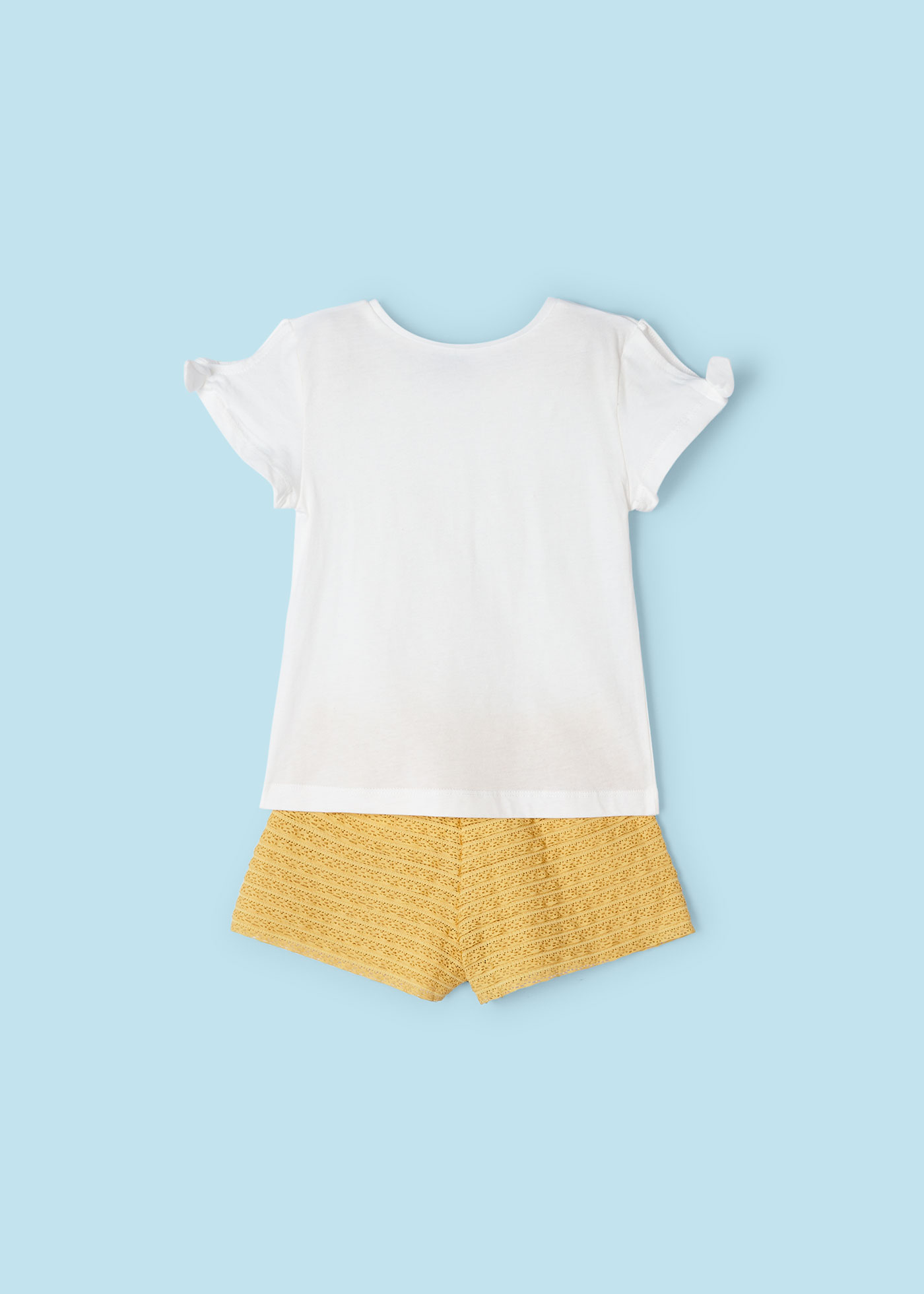 Girls 2-piece ruffled shorts set