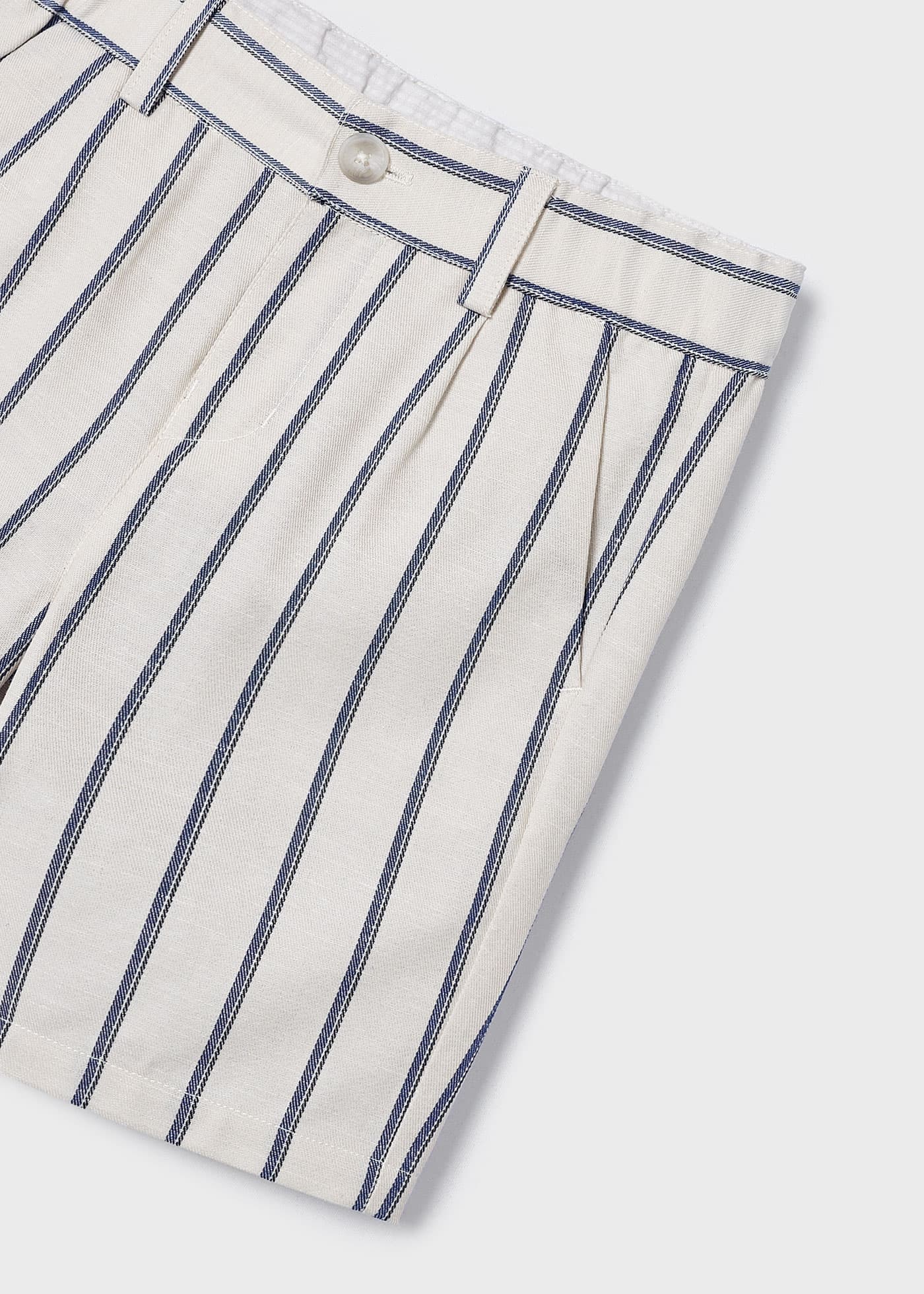 Boy 2 Piece Striped Linen Set