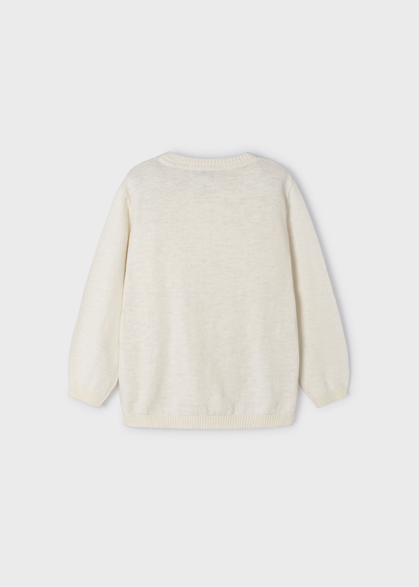 Maglione in lino con bottoni bambino