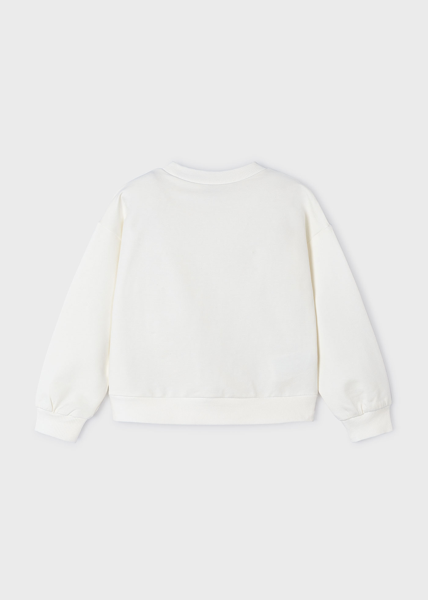 Bluza sport desen brodat Better Cotton fetita