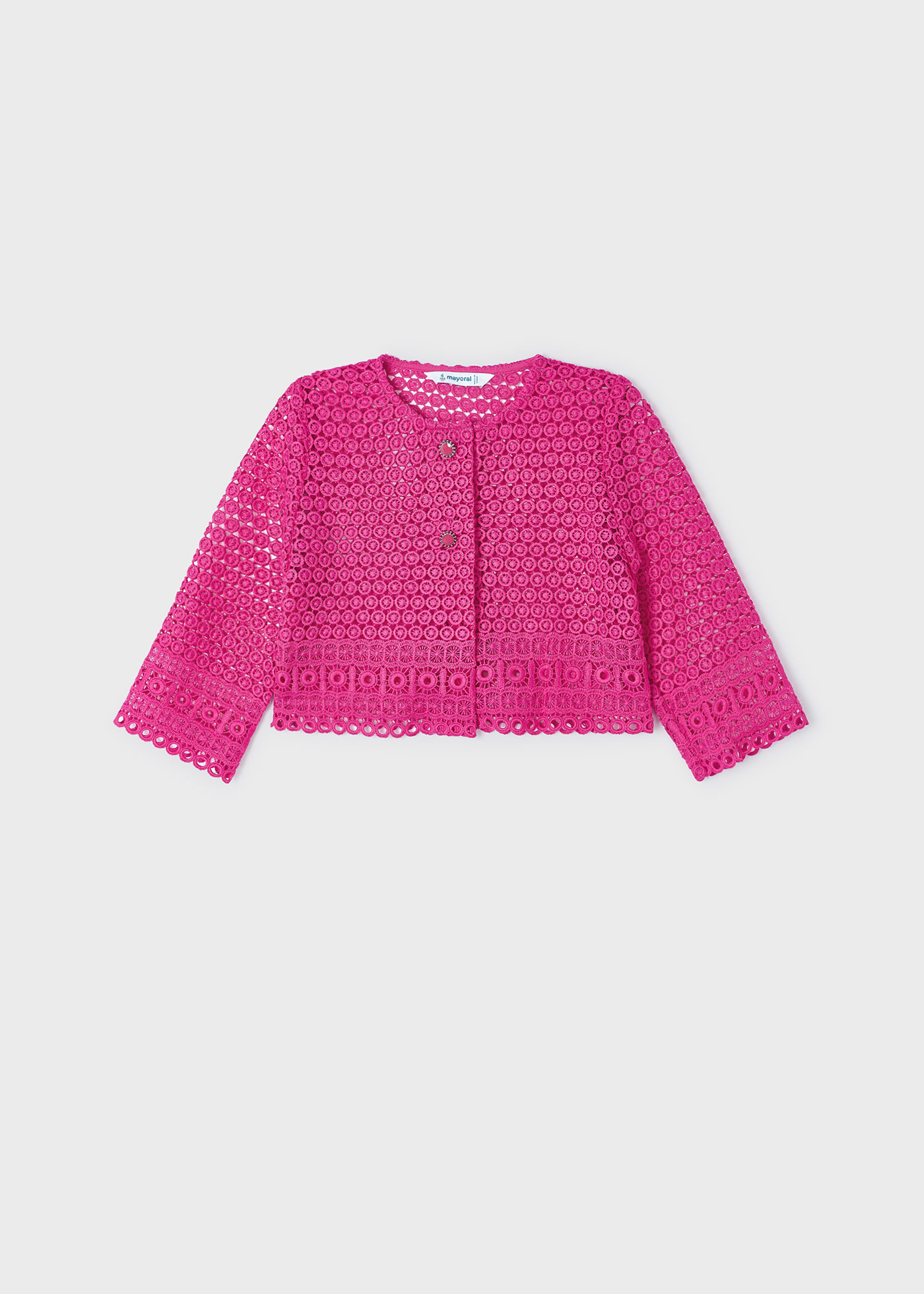 Chaqueta guipur niña