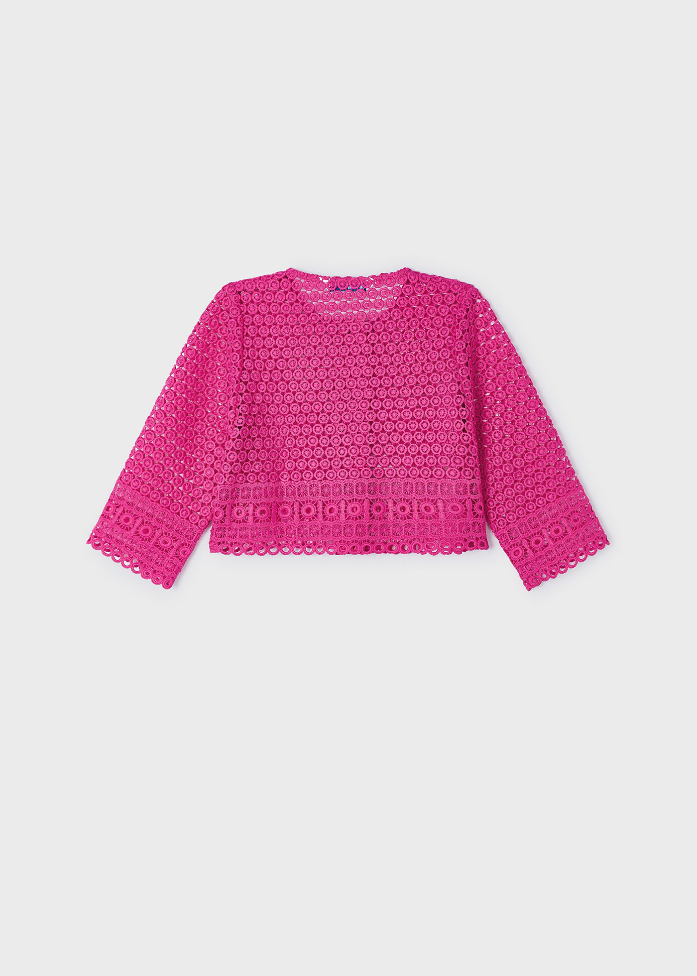 Chaqueta guipur niña