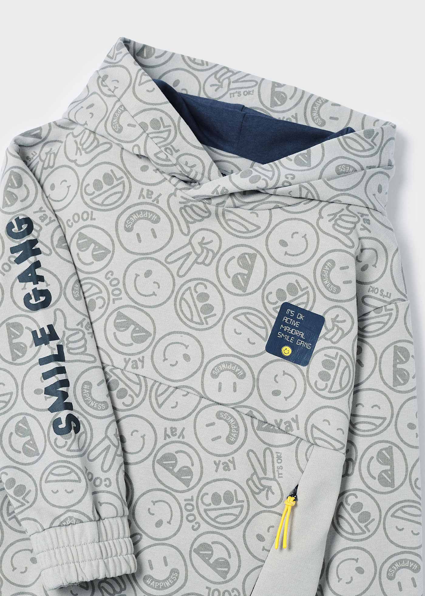 Sudadera hombro caído niño