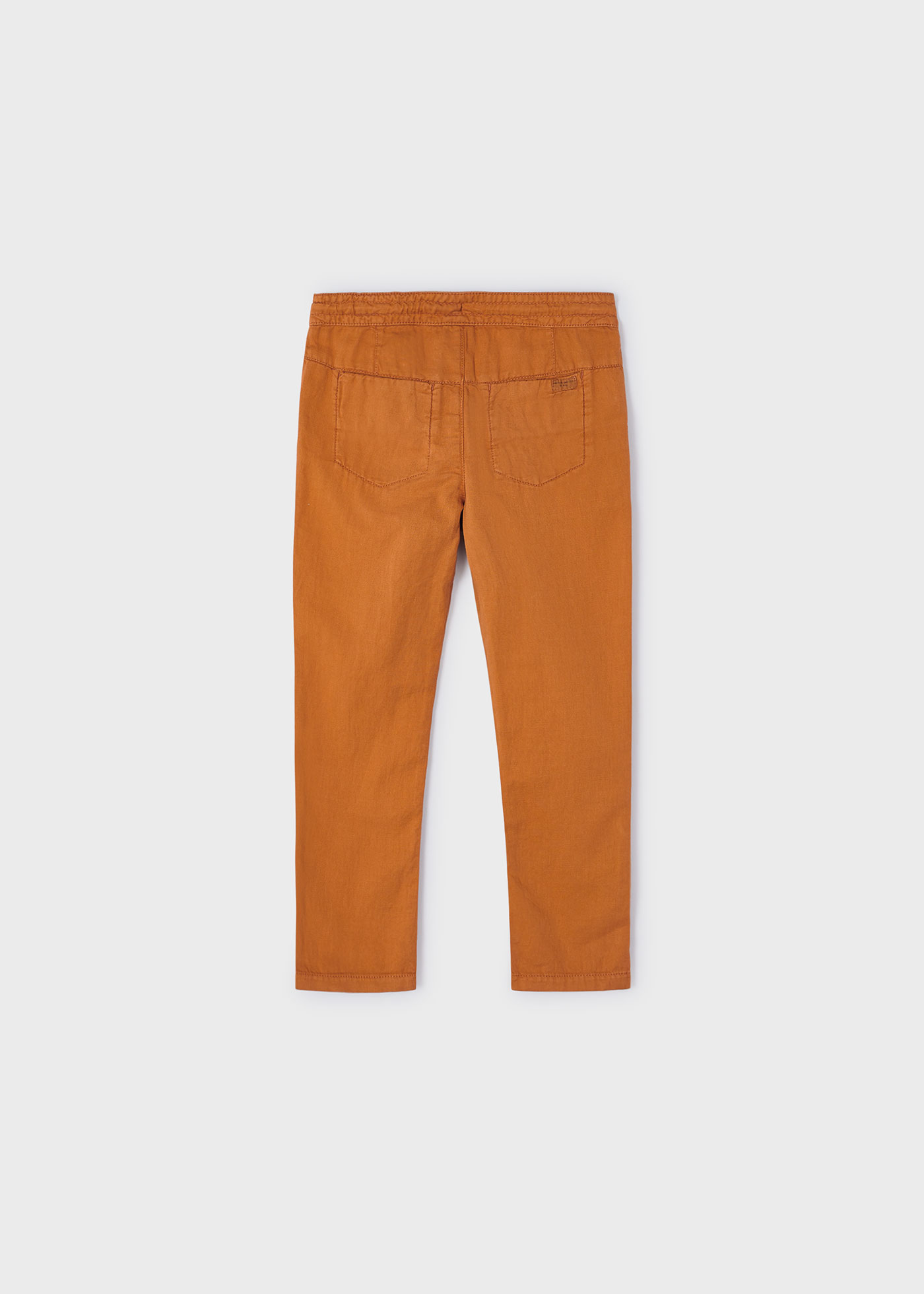 Pantalon chino regular en lin garçon