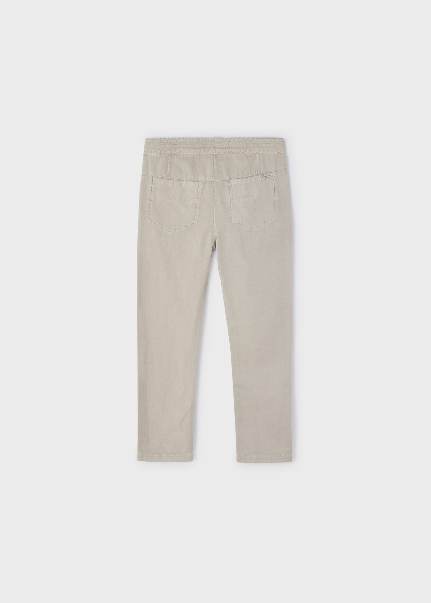 Lange Chino Hose Leinen Regular Jungen