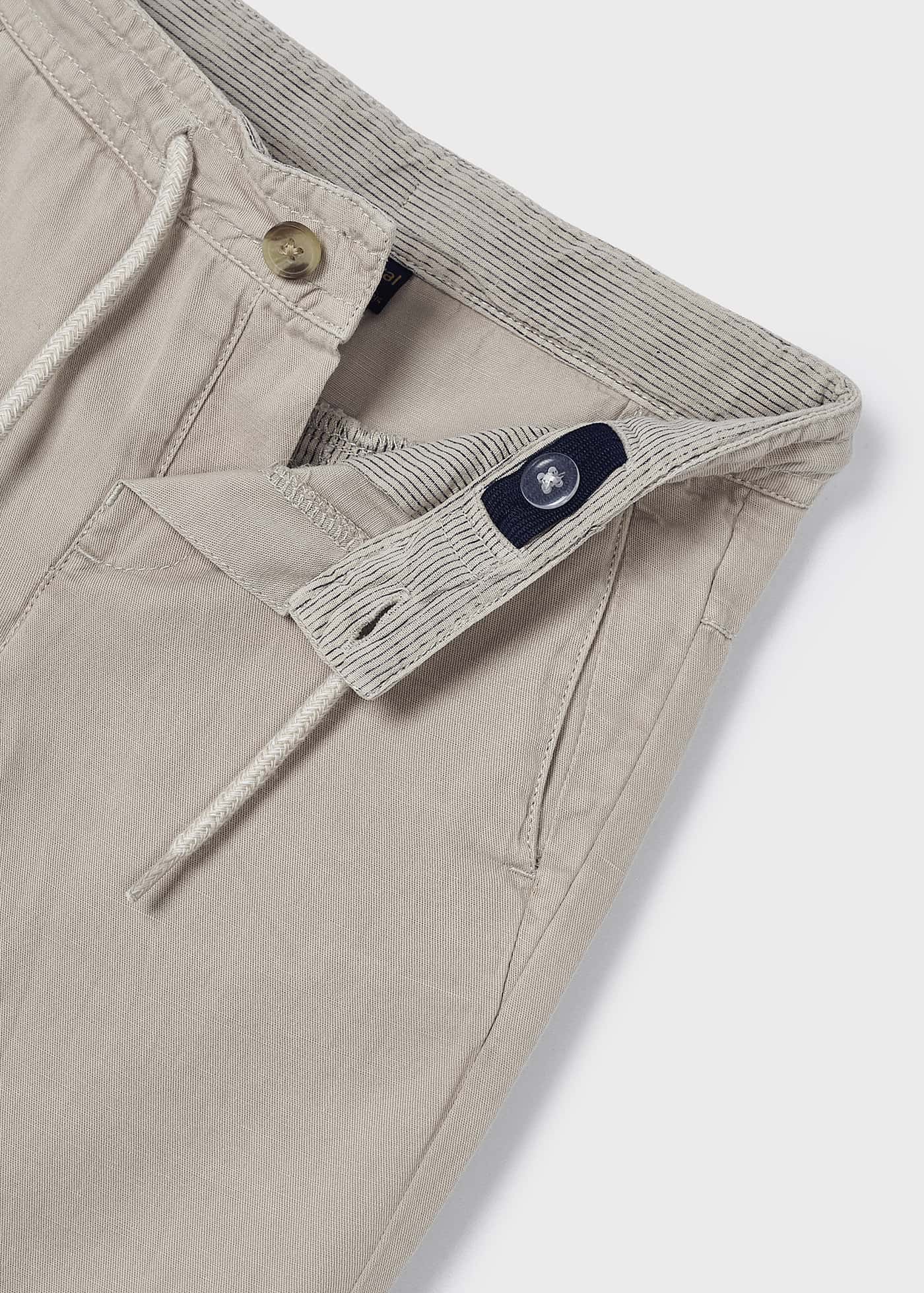 Pantalón chino regular lino niño