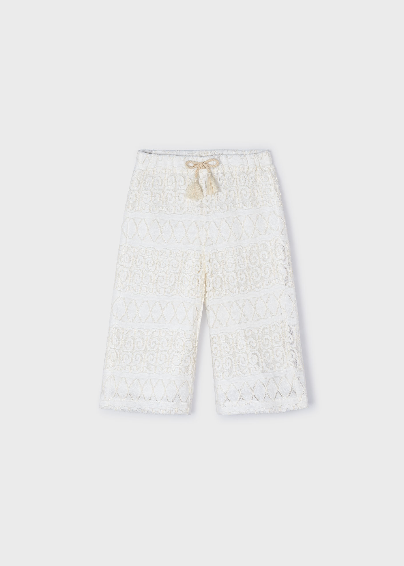 Girl crochet culotte trousers