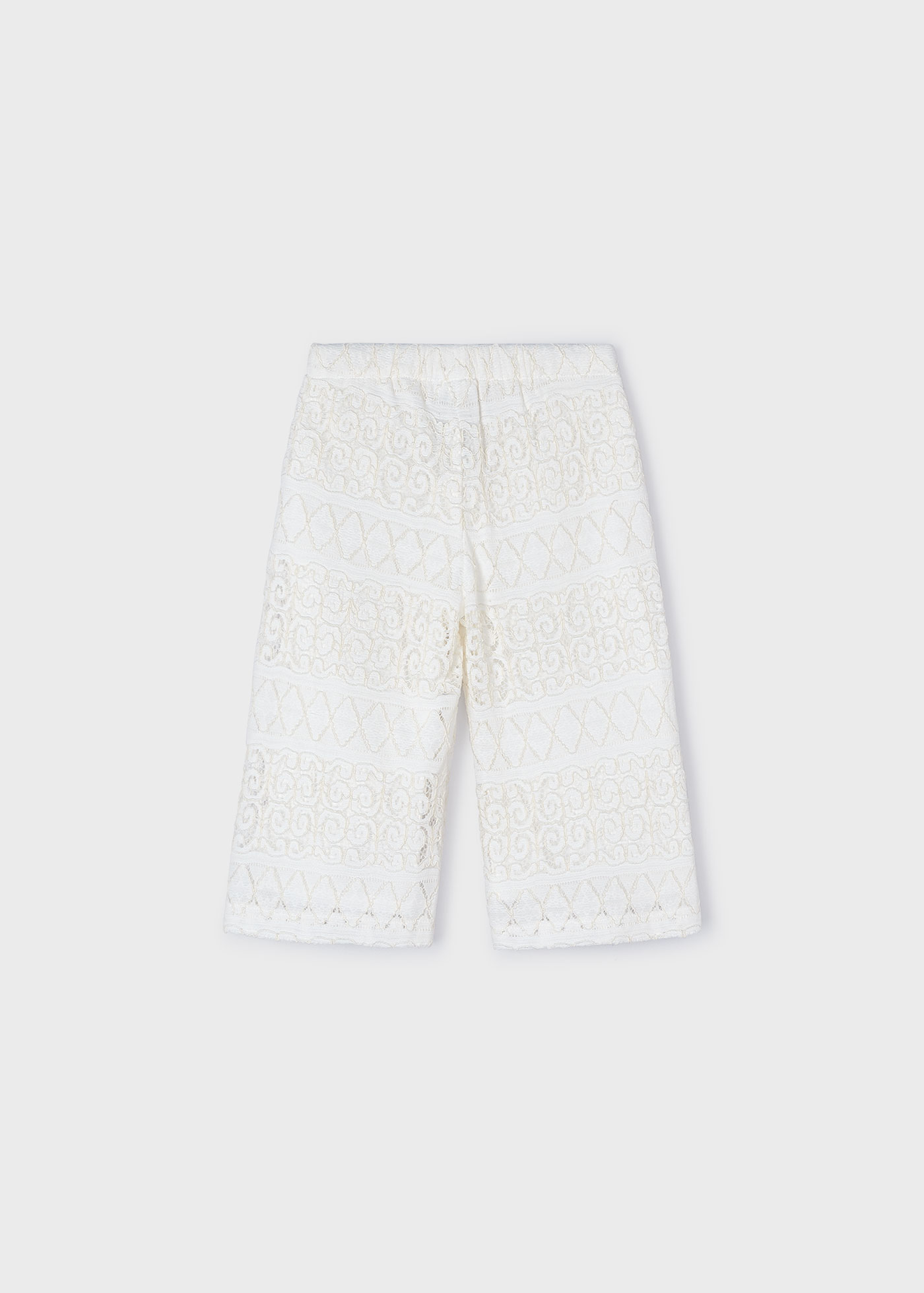 Girl crochet culotte trousers