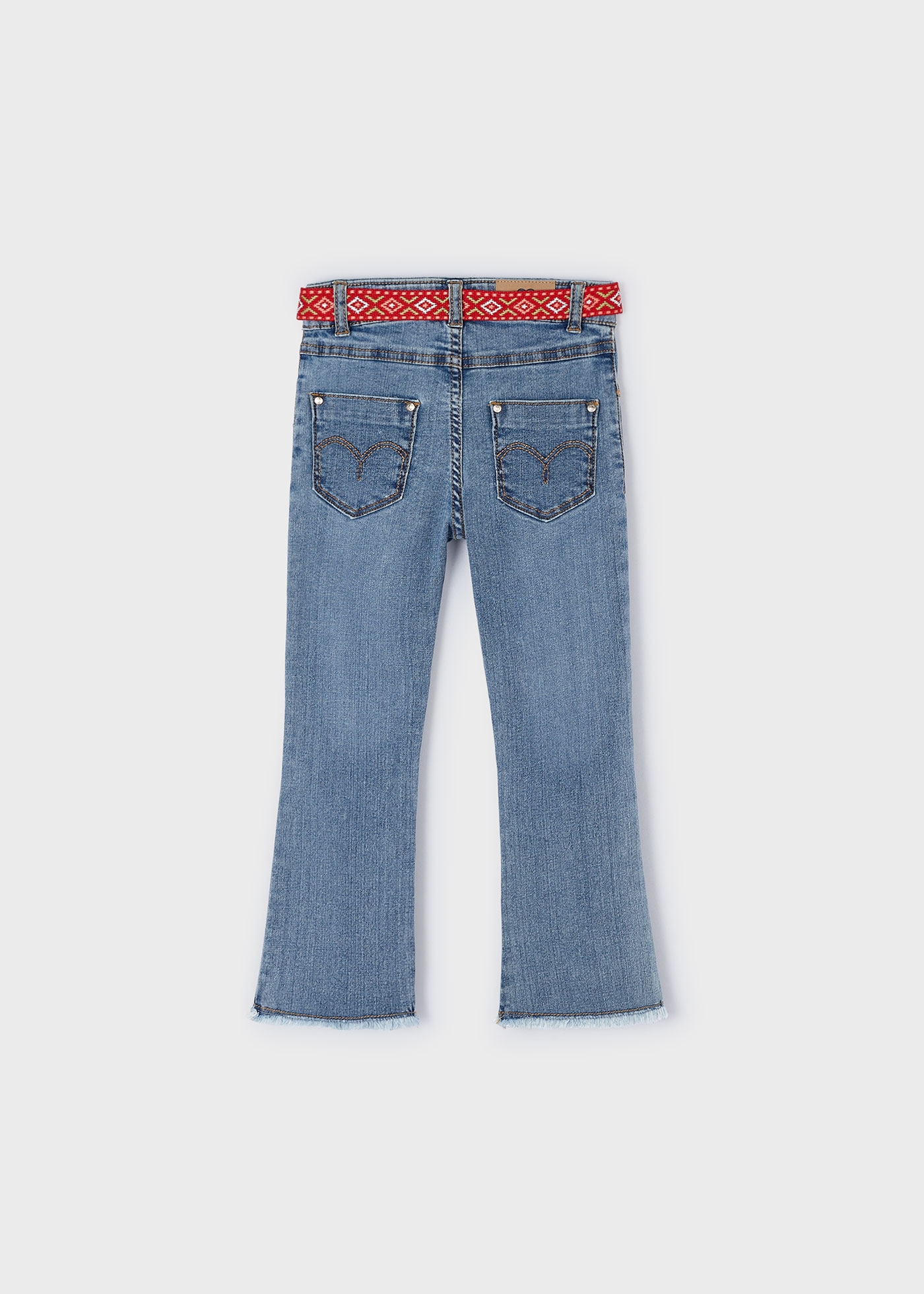 Długie spodnie jeansowe typu dzwony Better Cotton dla dziewczynki