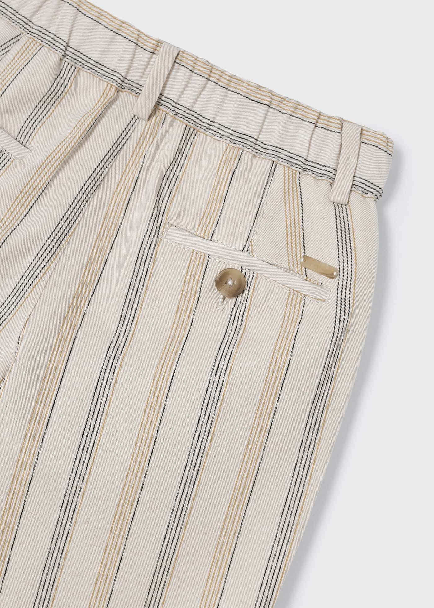 Boy Striped Tailored Chinos