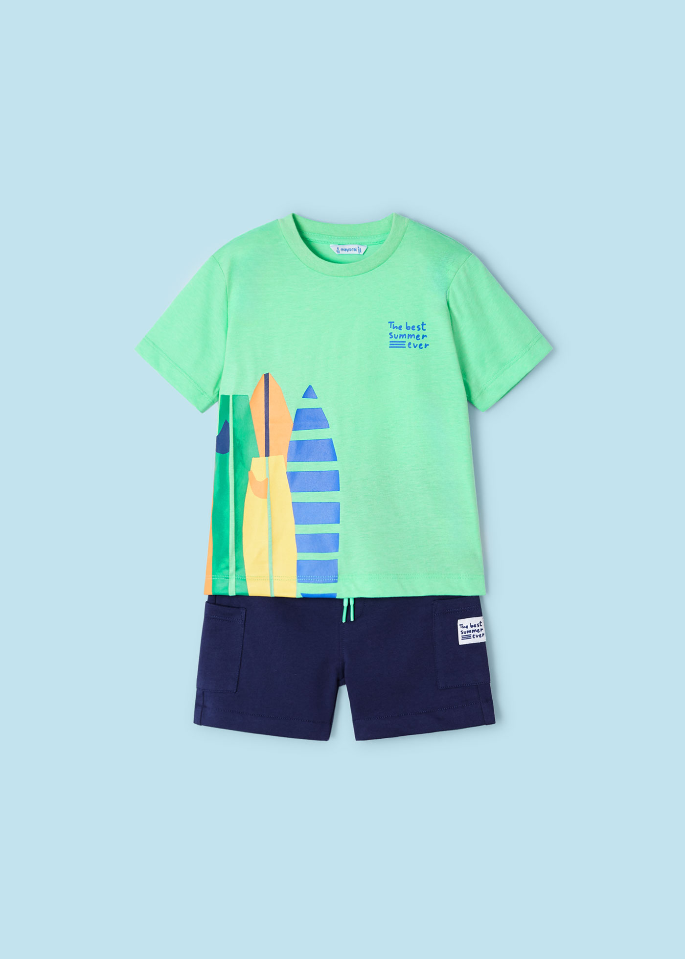 Boys 2-piece set surf print Better Cotton