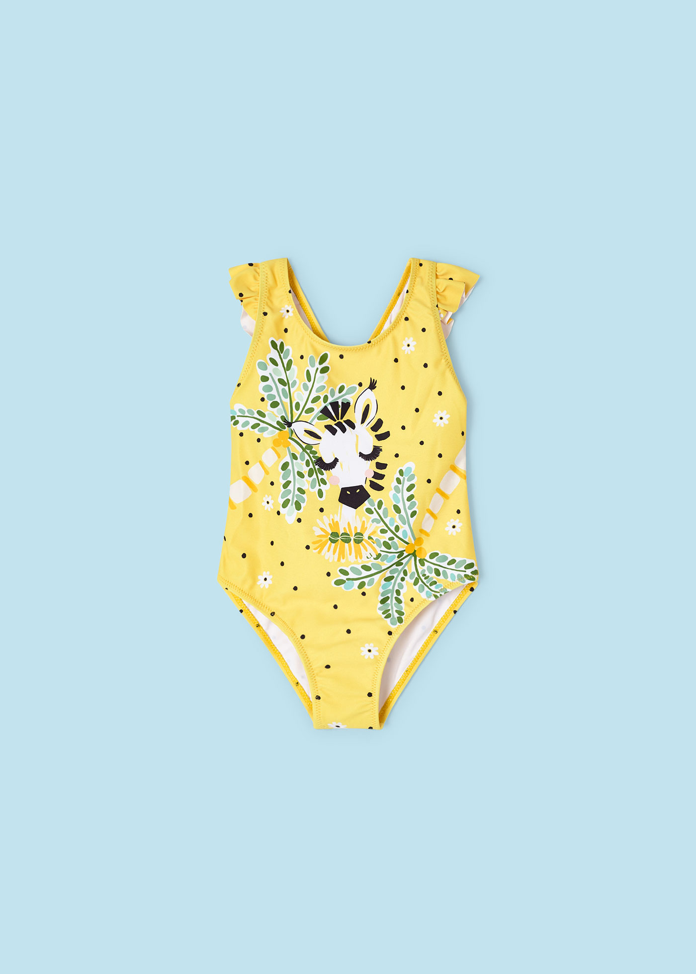 Costum de baie cu imprimeu fetita