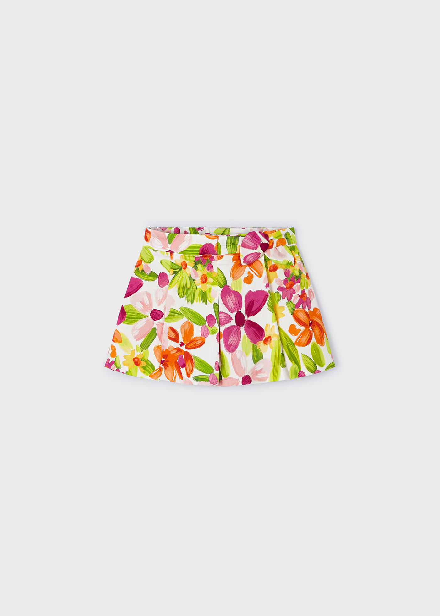 Girls printed sateen shorts