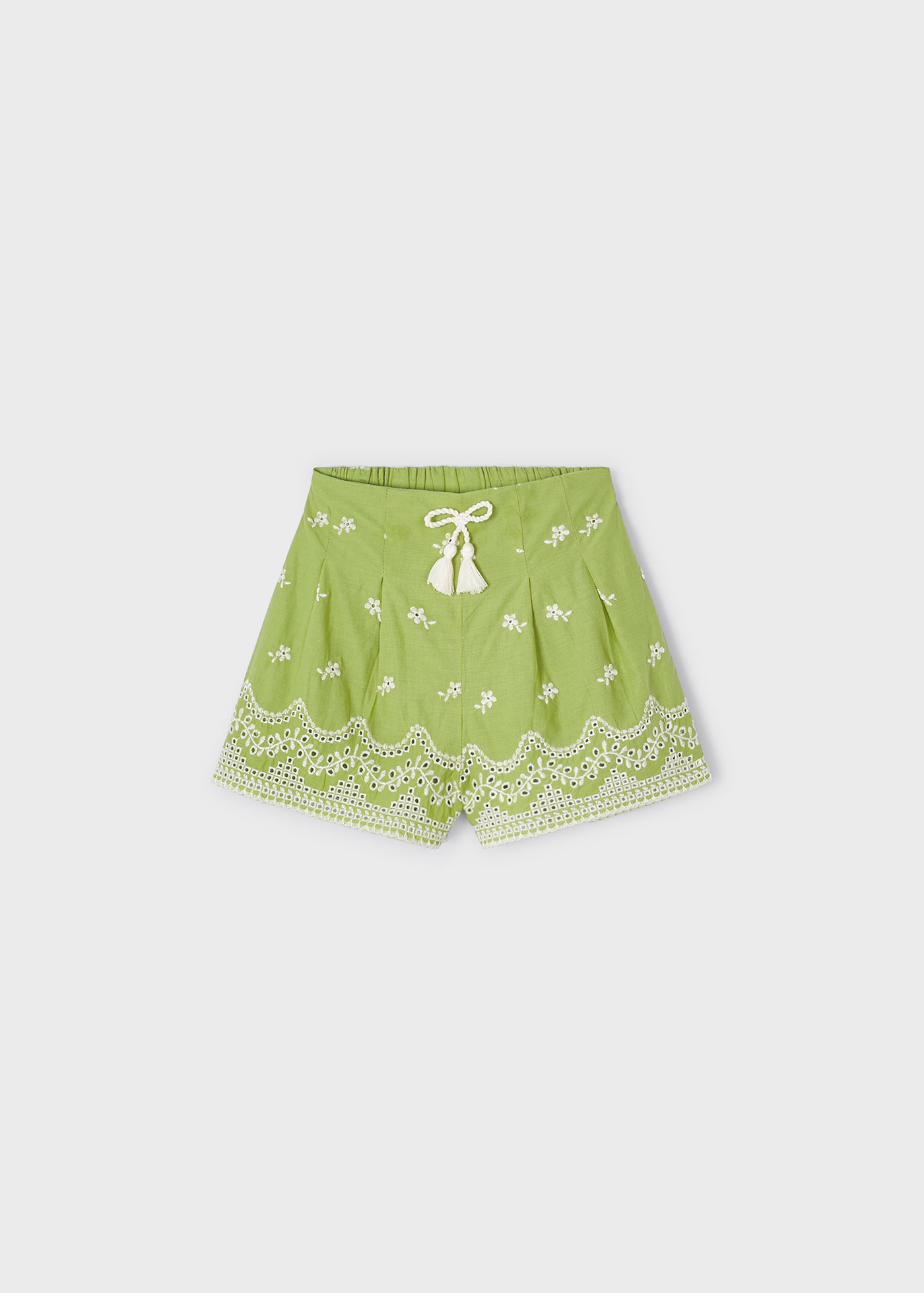 Girl Embroidered Shorts