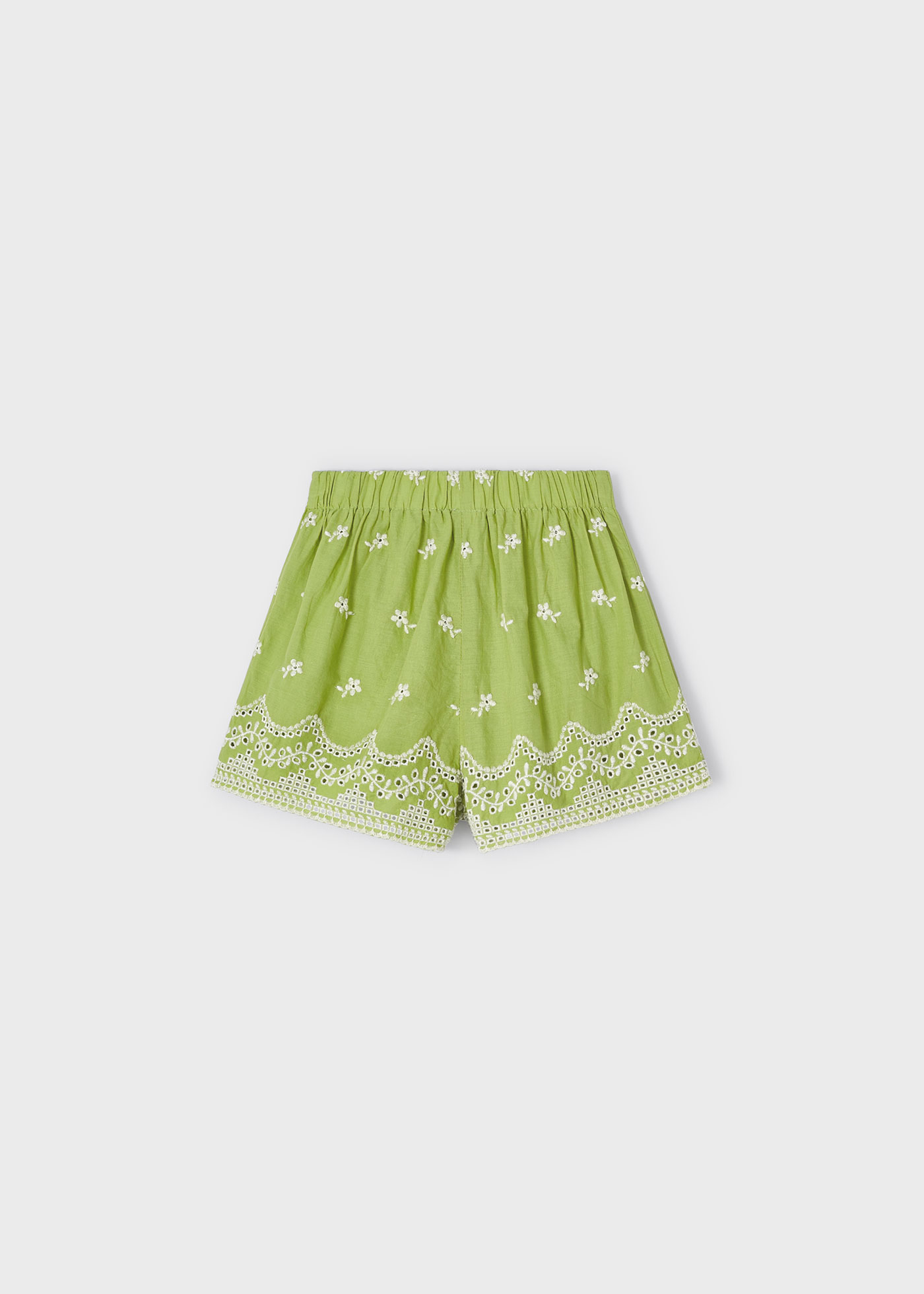 Girl Embroidered Shorts