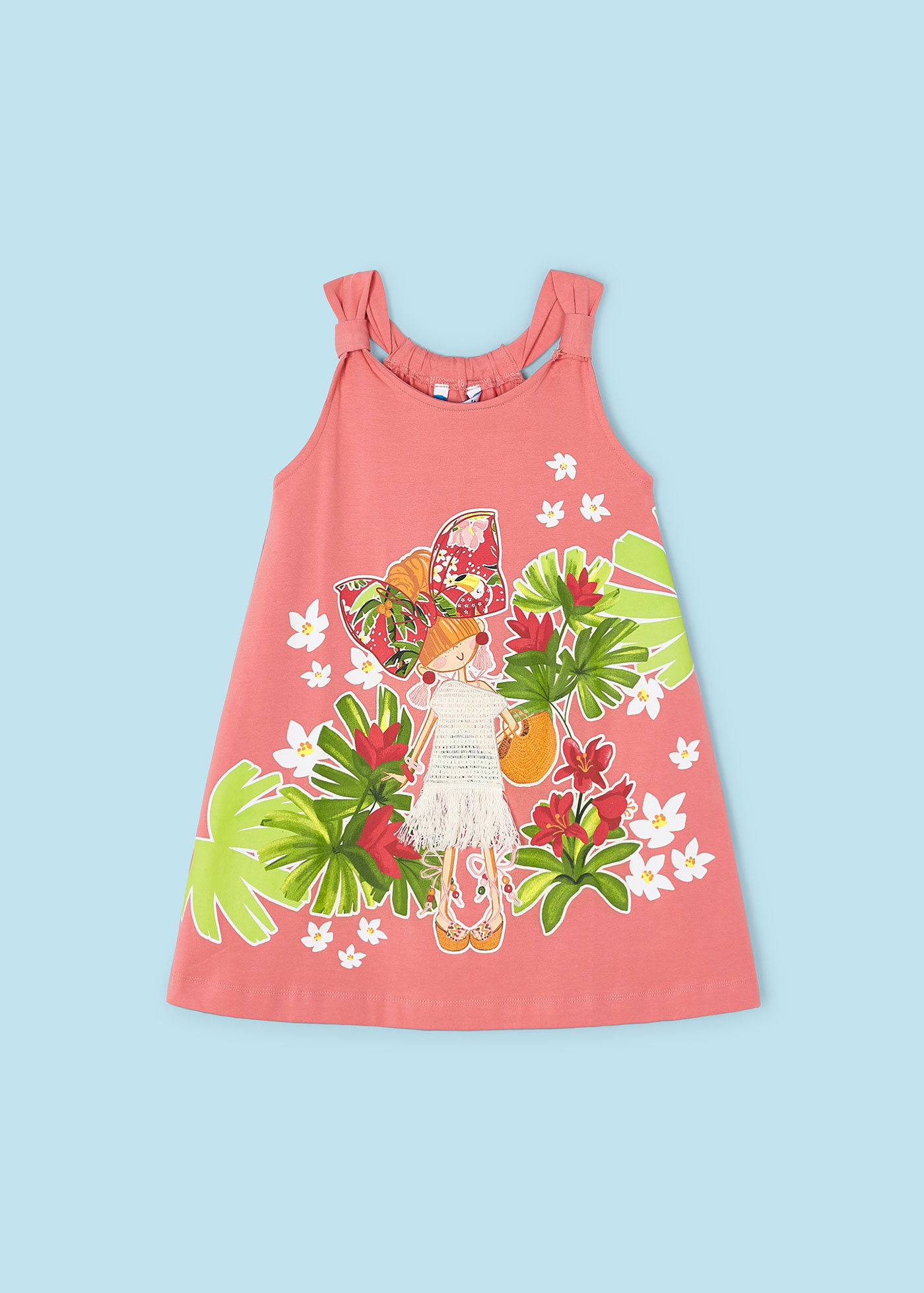 Girls printed dress Better Cotton