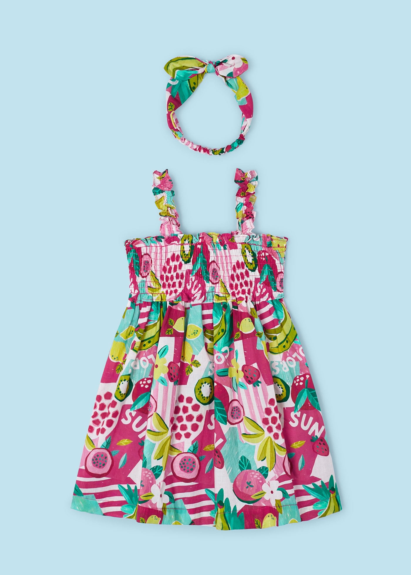 Vestito con fascia bambina