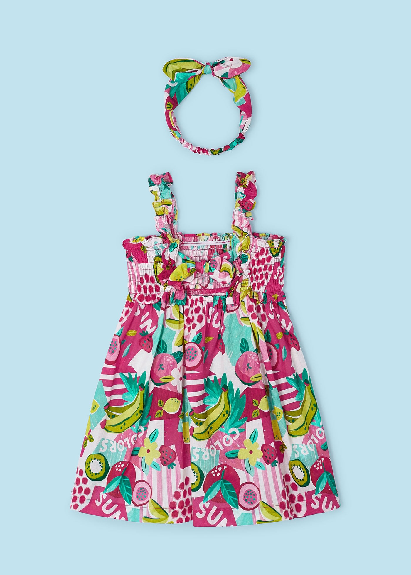 Vestito con fascia bambina