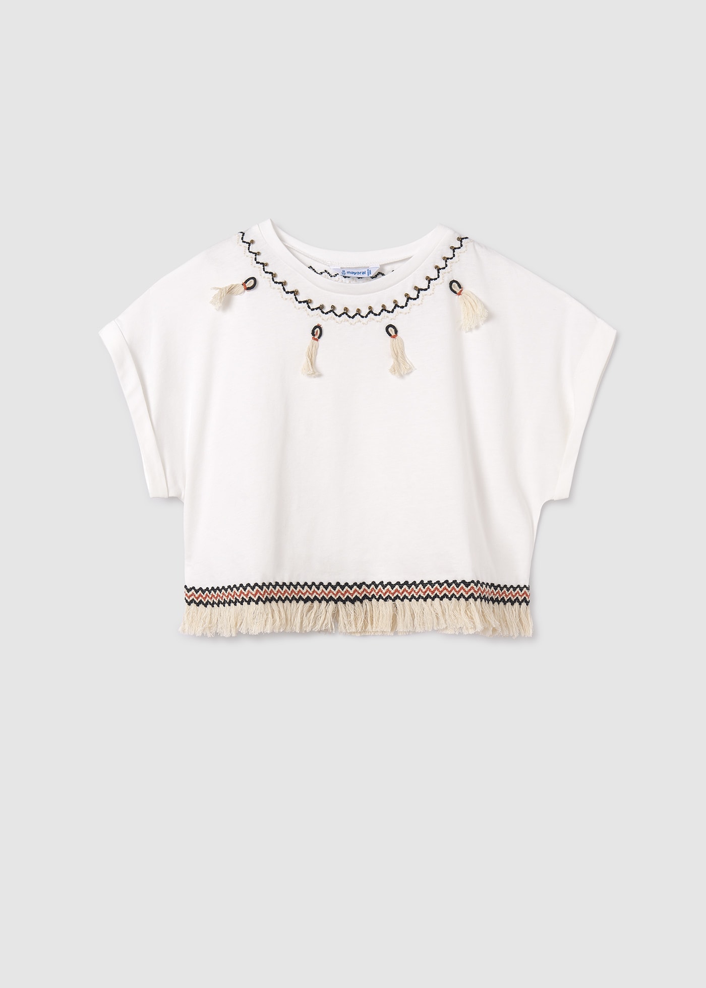 Girls t-shirt tassels Better Cotton