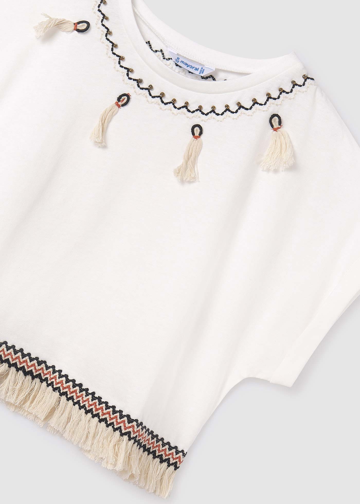 Girls t-shirt tassels Better Cotton