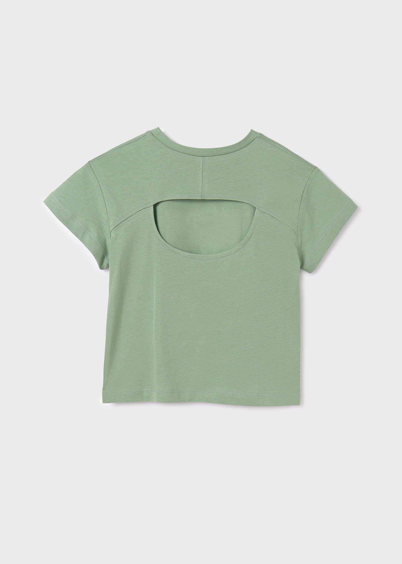 Girl Cut Out Back T-Shirt