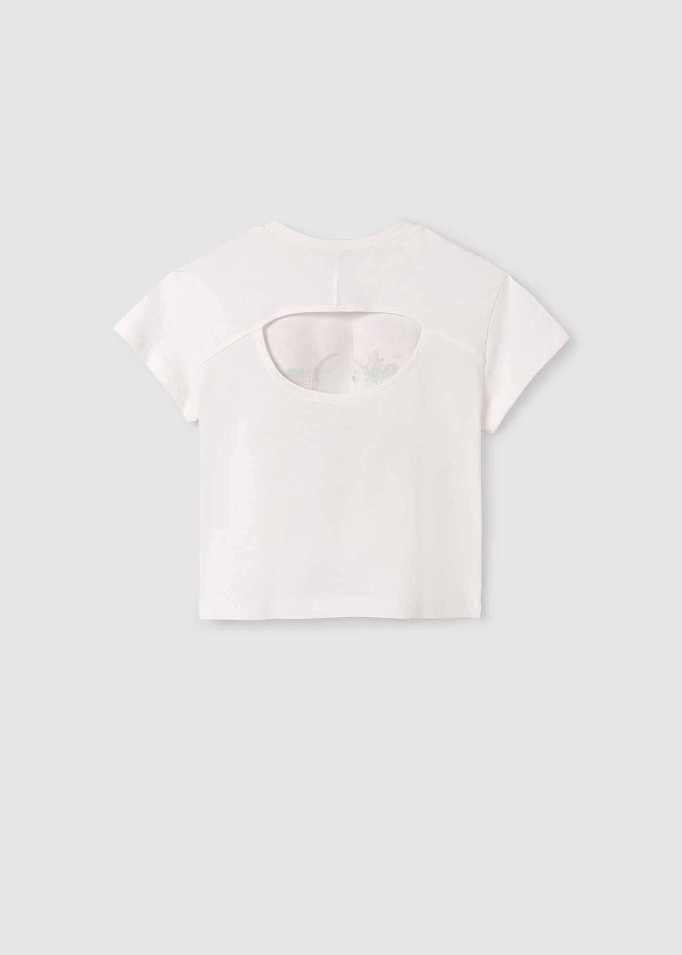 Girl Cut Out Back T-Shirt