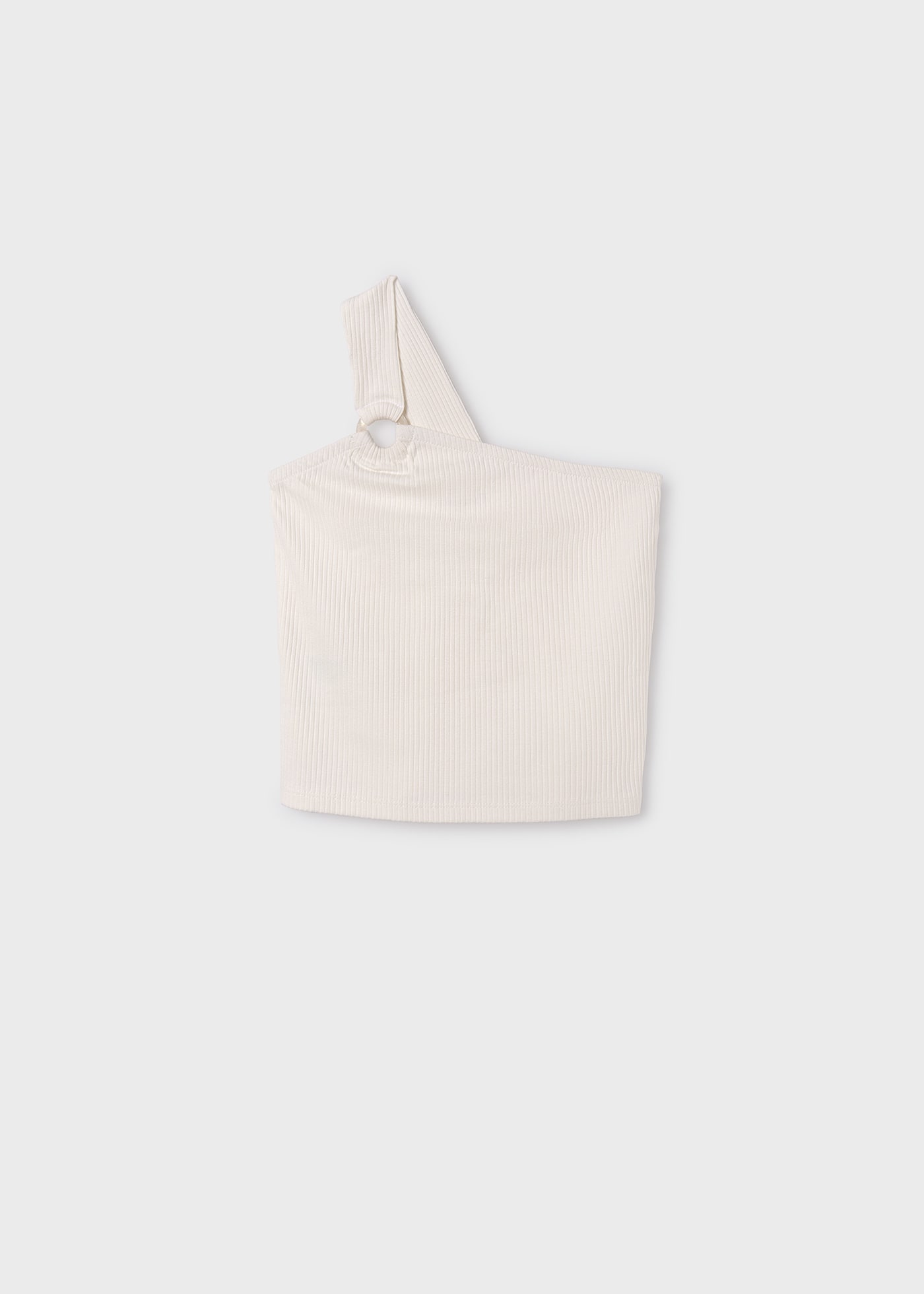 Tricou asimetric striatii Better Cotton fata