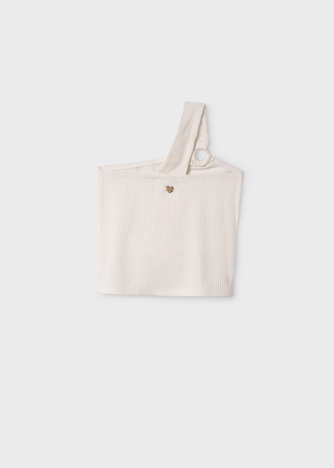 Tricou asimetric striatii Better Cotton fata