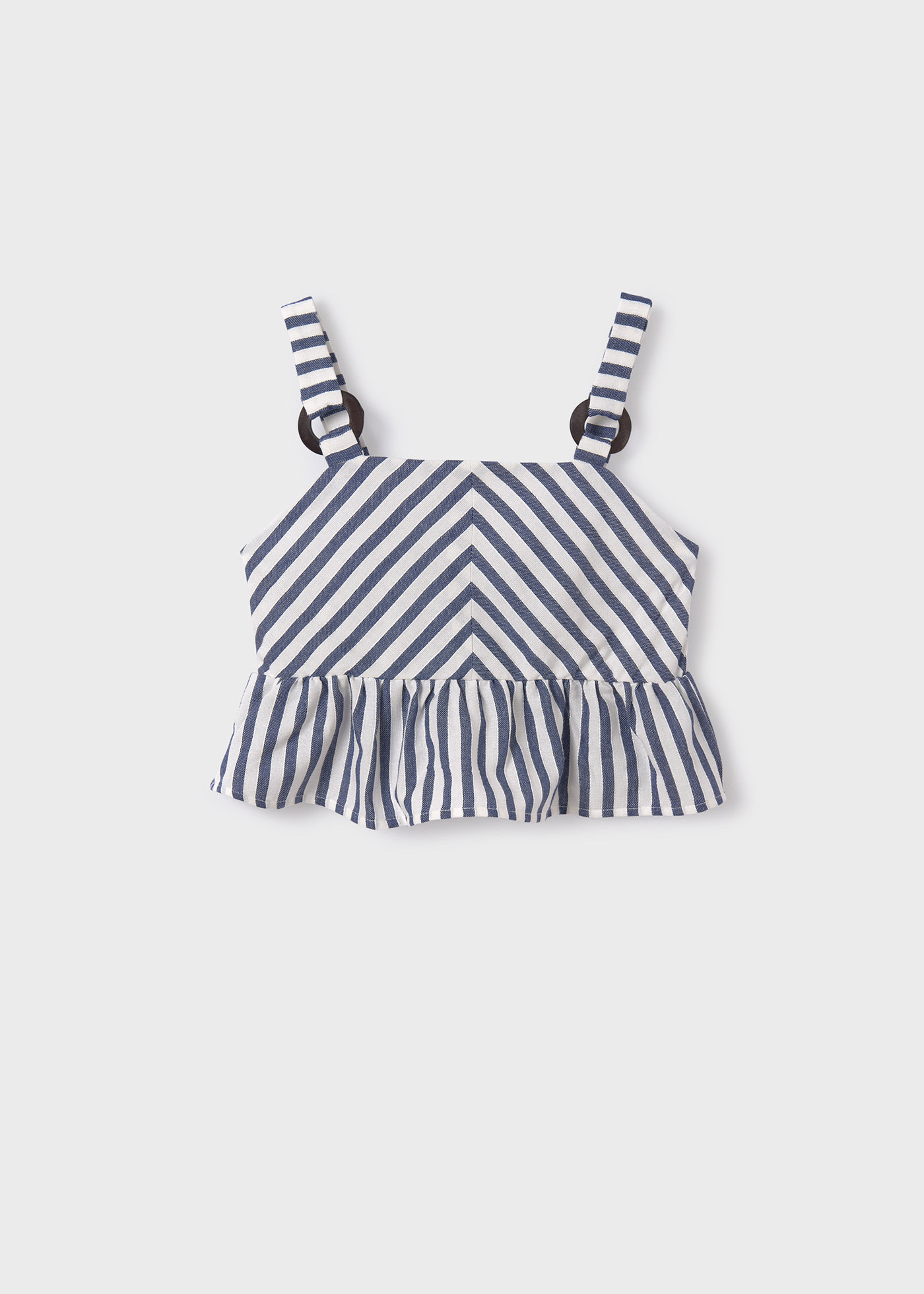 Girl Striped Crop Top