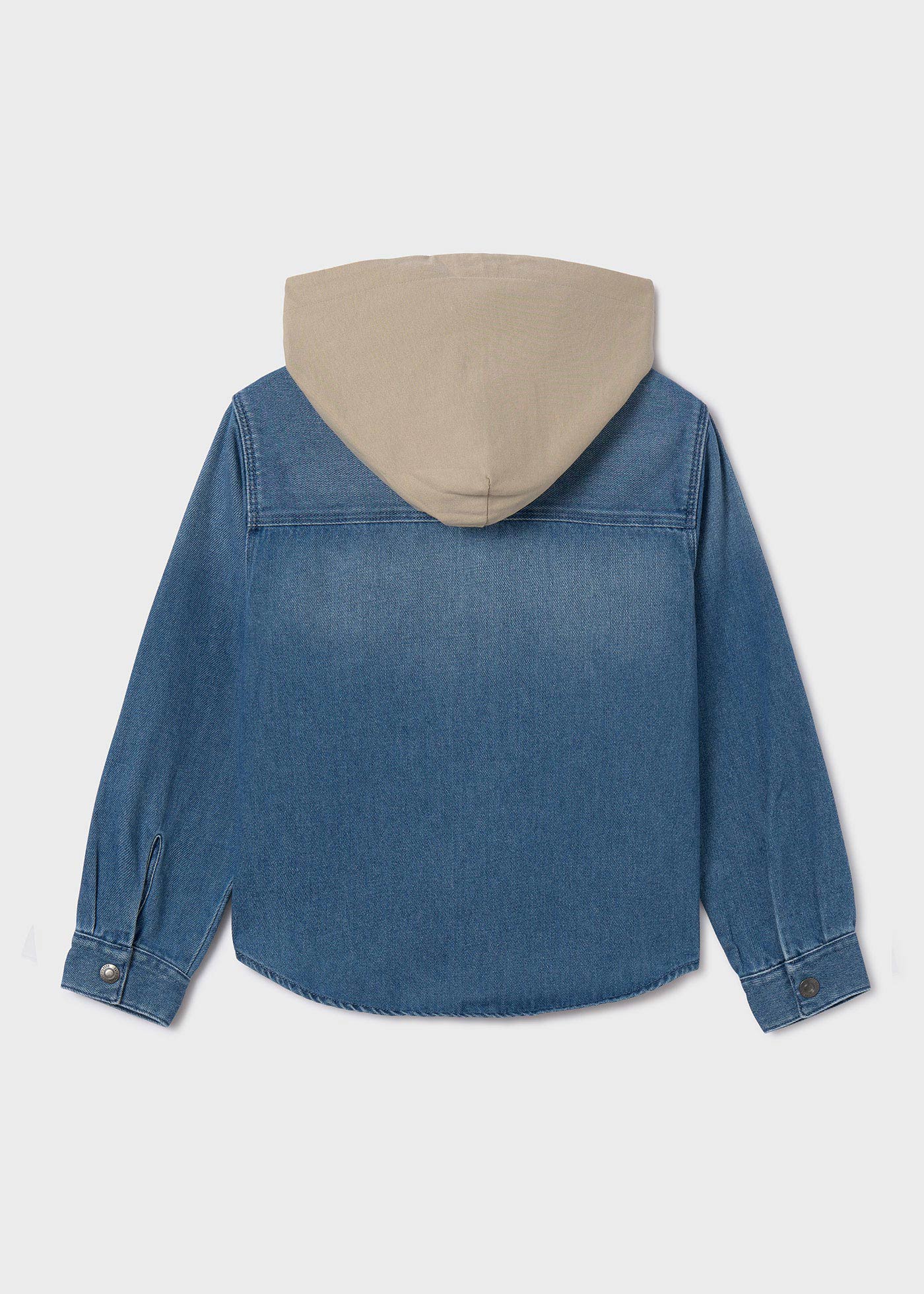 Sobrecamisa vaquera capucha Better Cotton chico